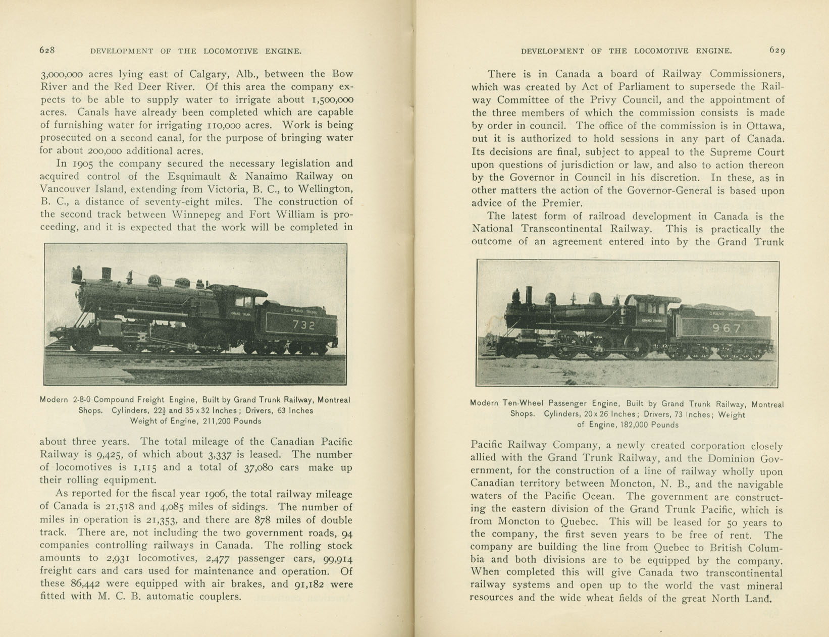 Development of the Locomotive Engine