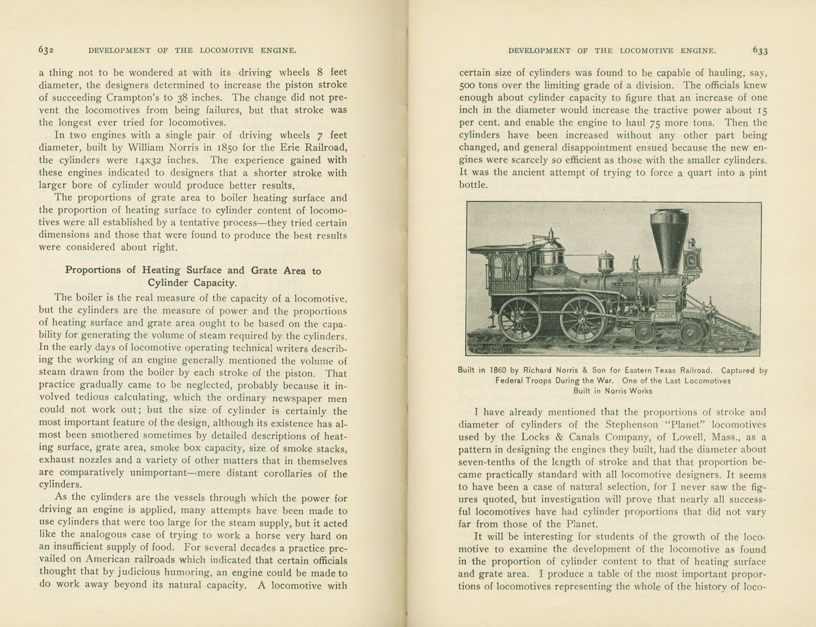 Development of the Locomotive Engine
