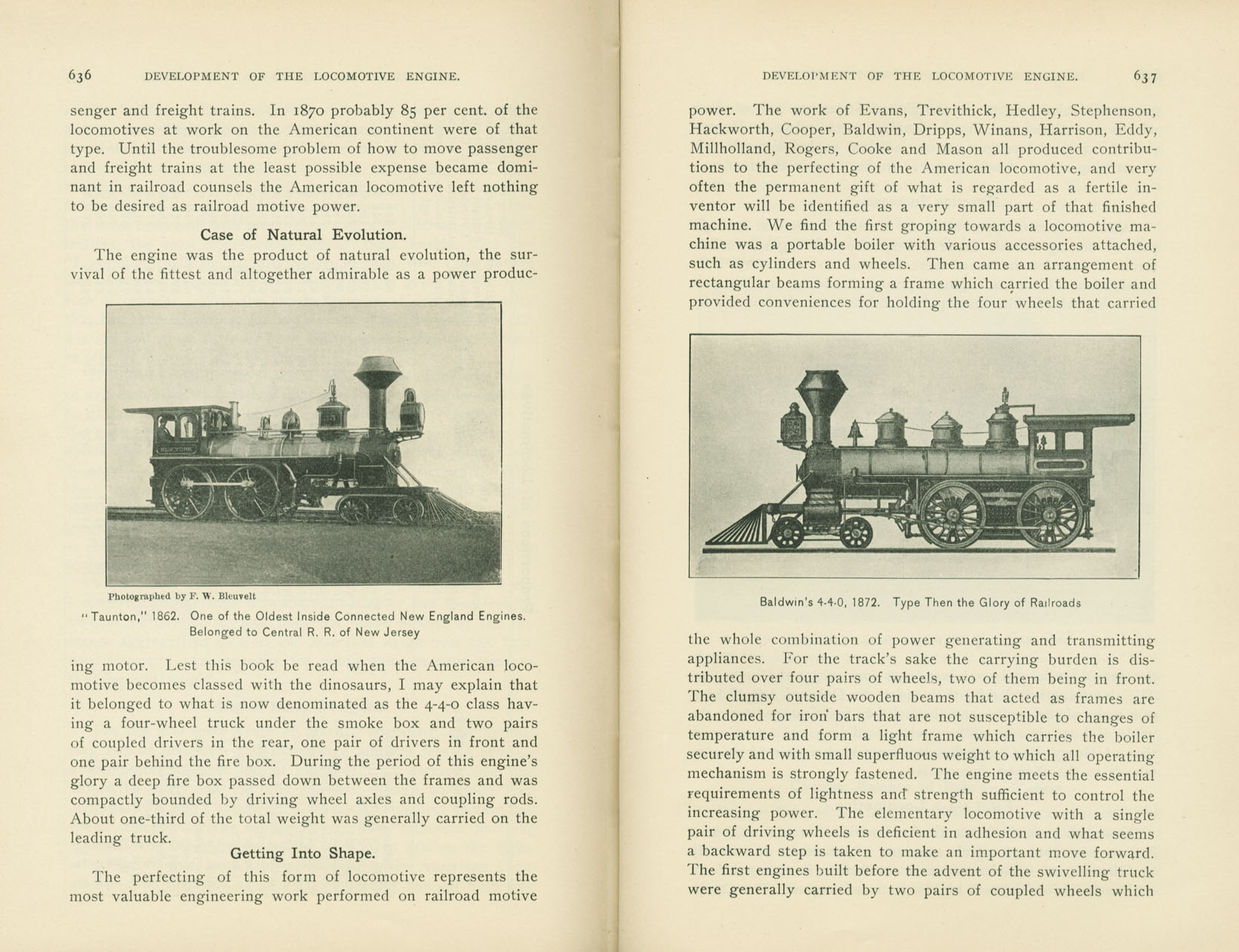 Development of the Locomotive Engine