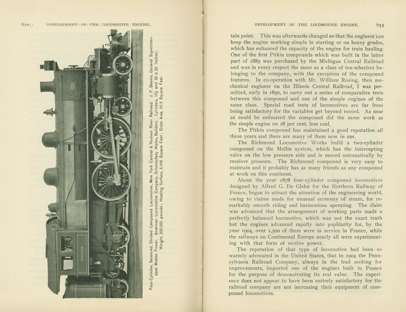 Development of the Locomotive Engine