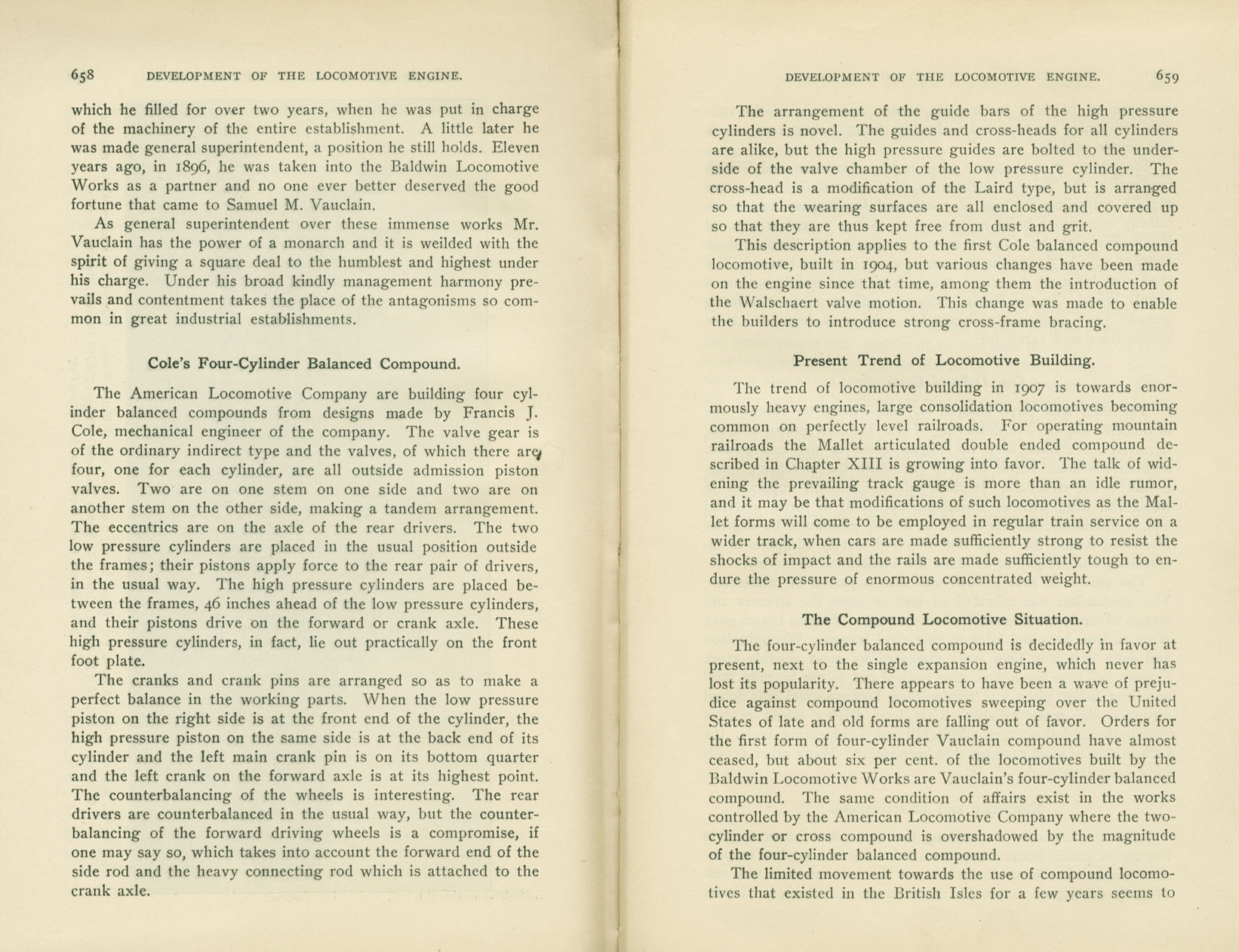 Development of the Locomotive Engine