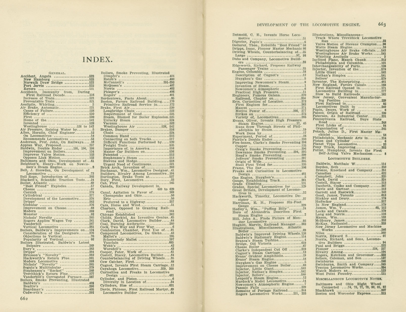 Development of the Locomotive Engine