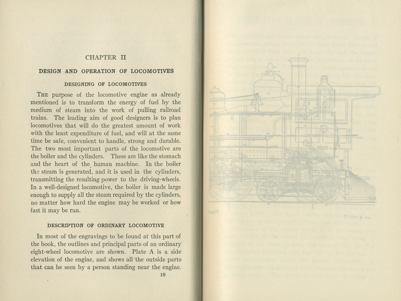 Locomotive Engine Running