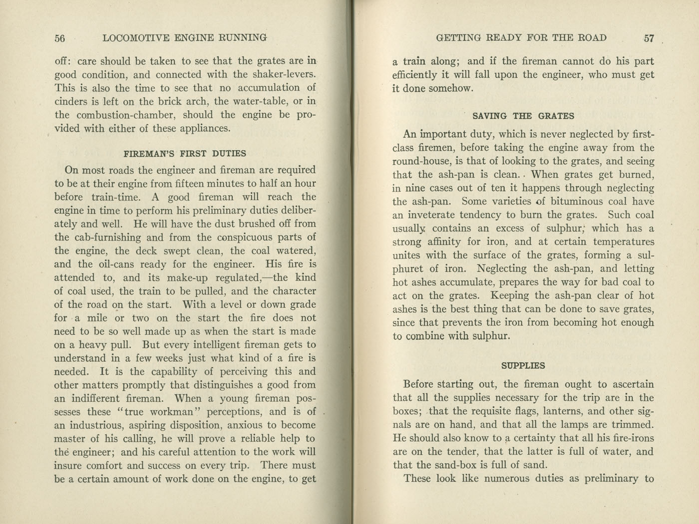 Locomotive Engine Running