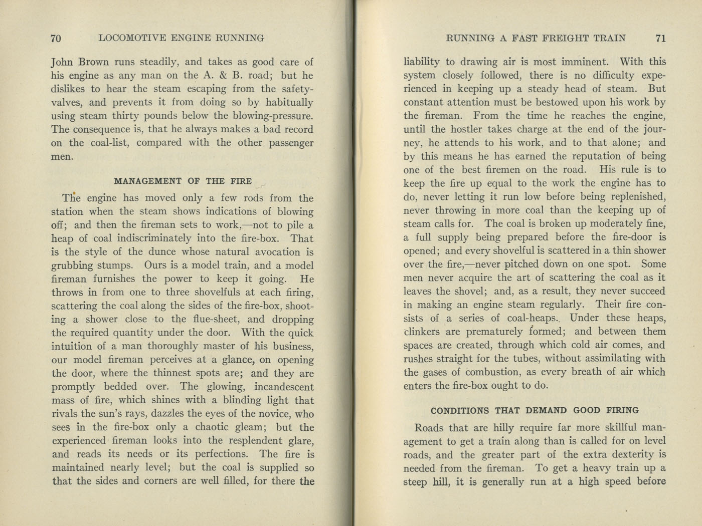 Locomotive Engine Running