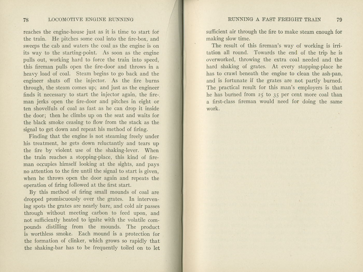 Locomotive Engine Running