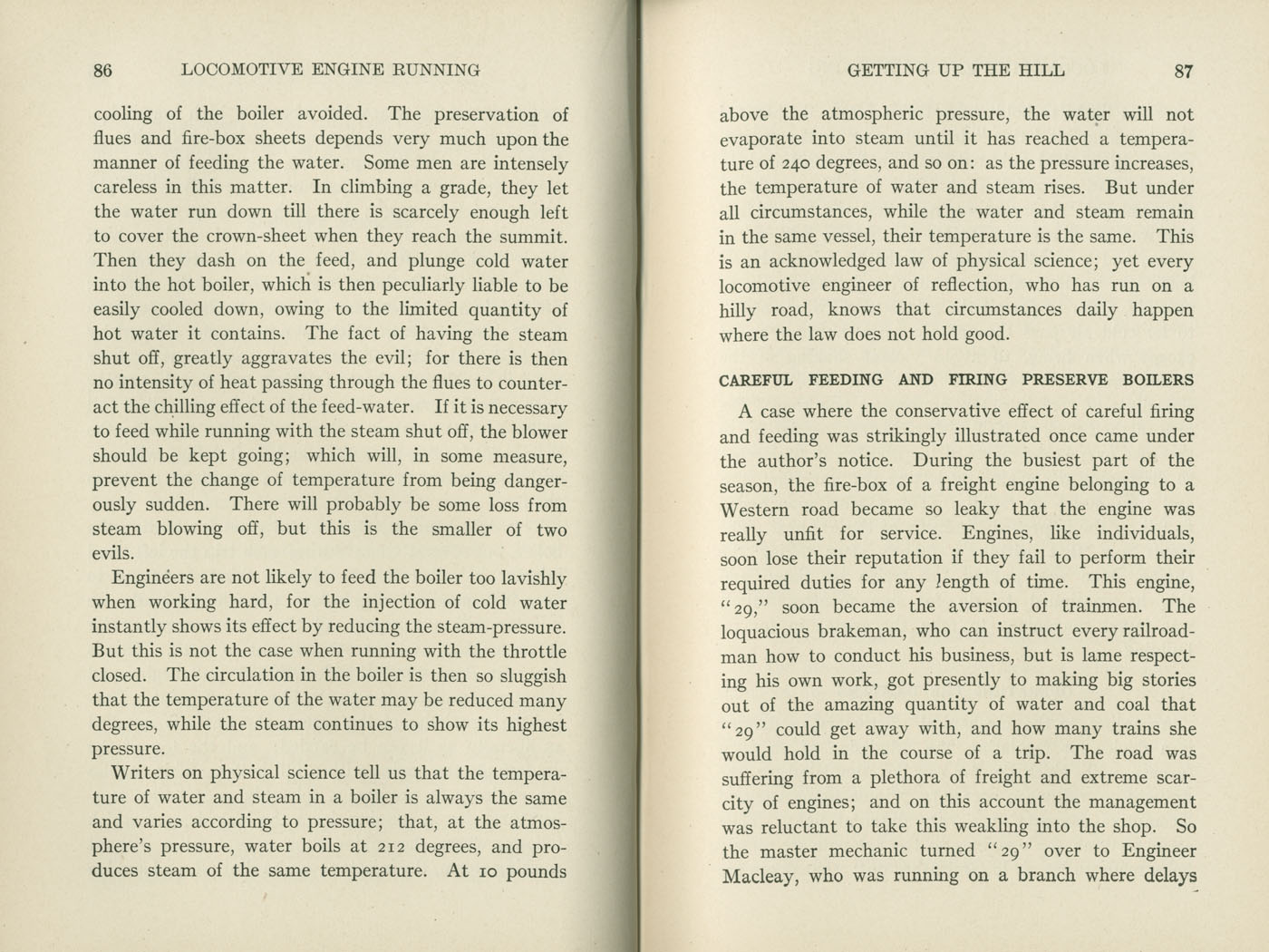 Locomotive Engine Running