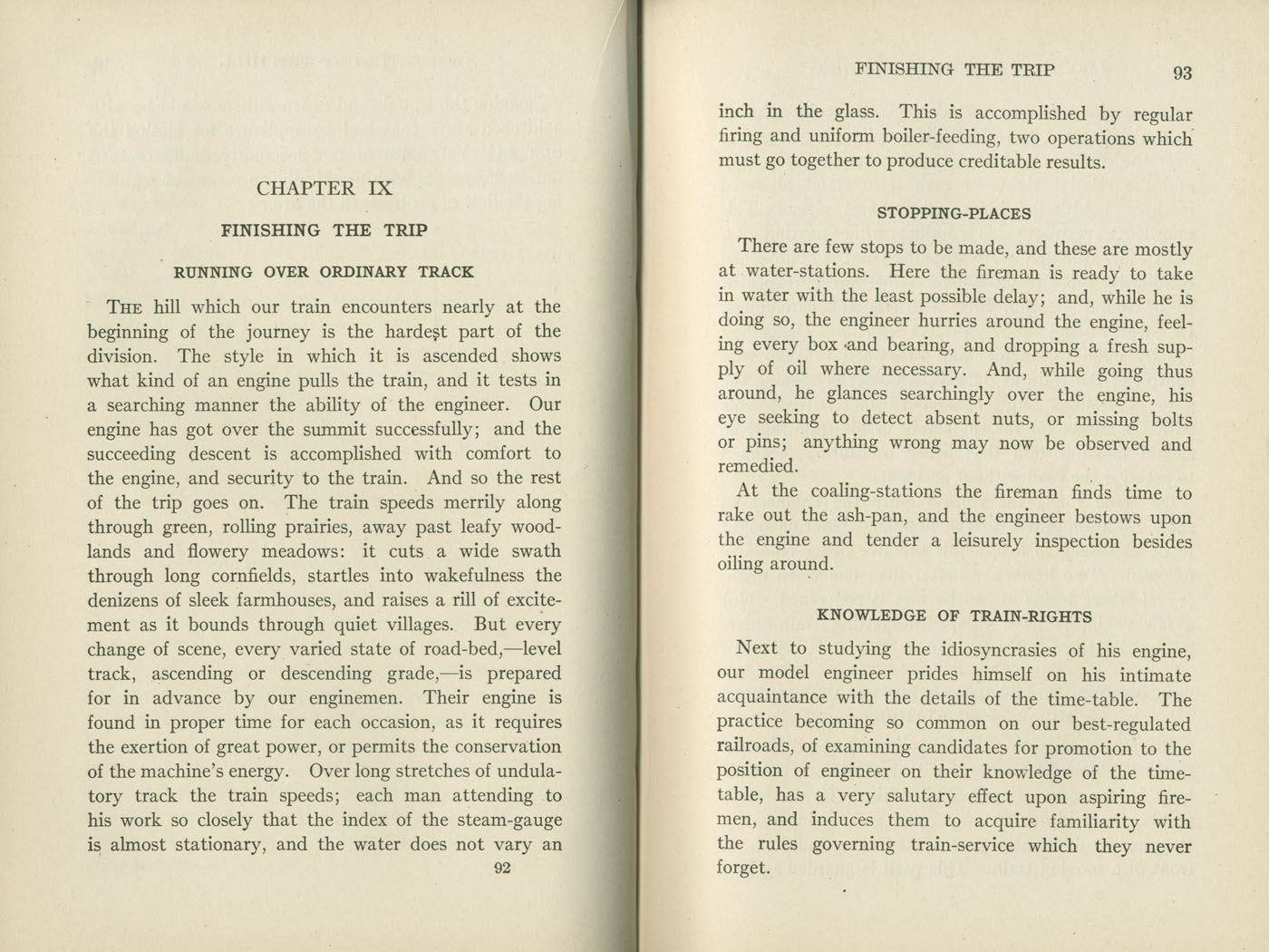 Locomotive Engine Running