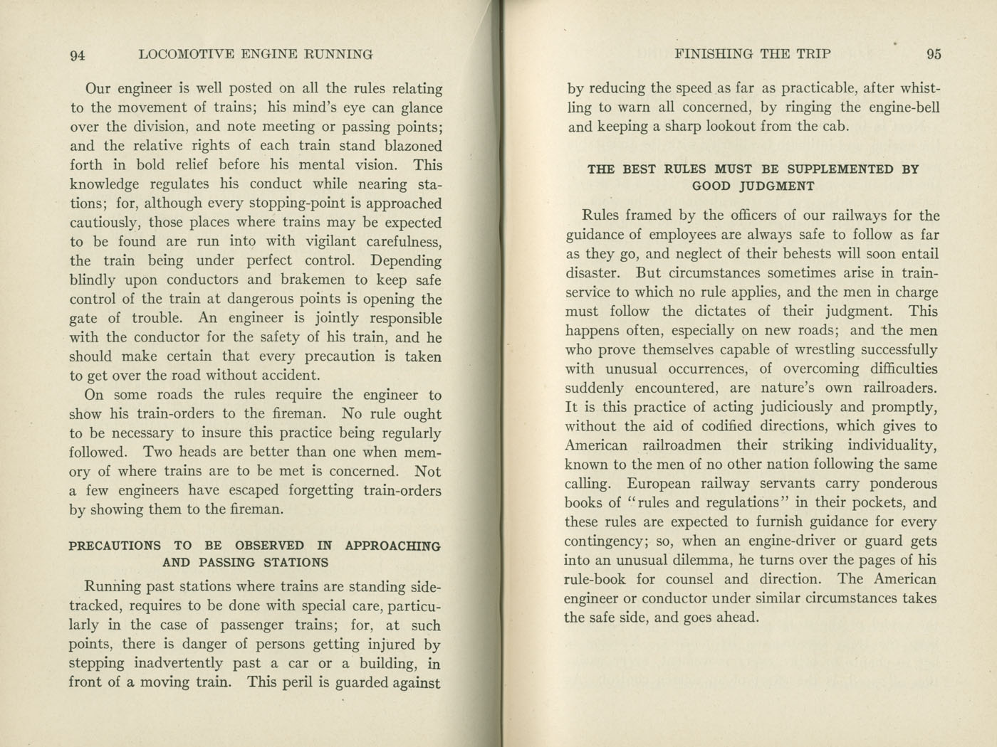 Locomotive Engine Running