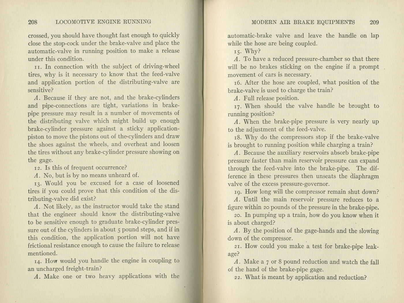 Locomotive Engine Running