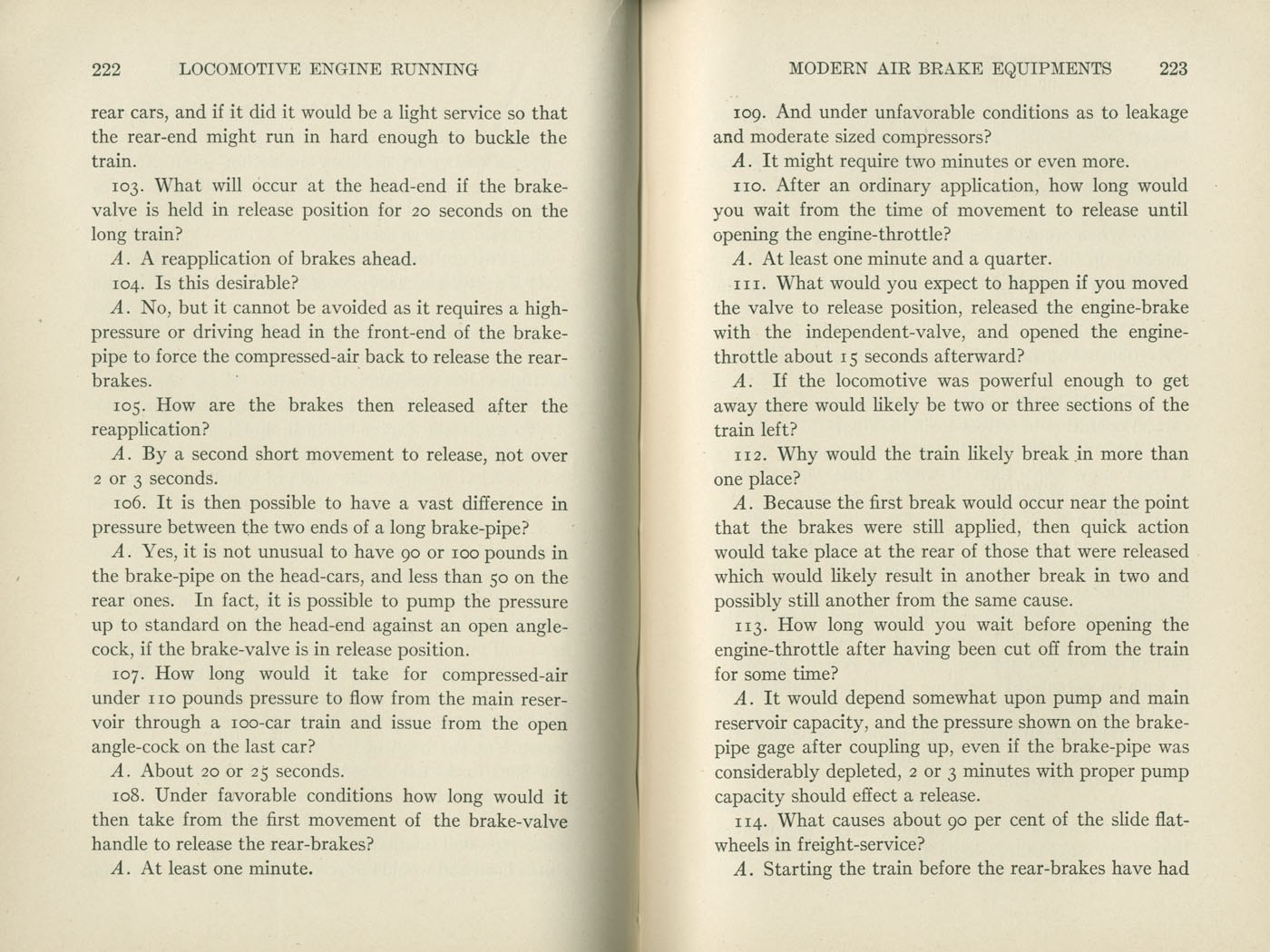 Locomotive Engine Running