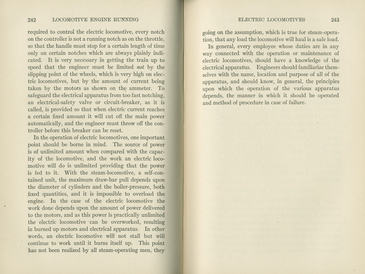 Locomotive Engine Running