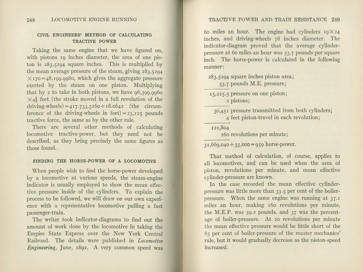 Locomotive Engine Running