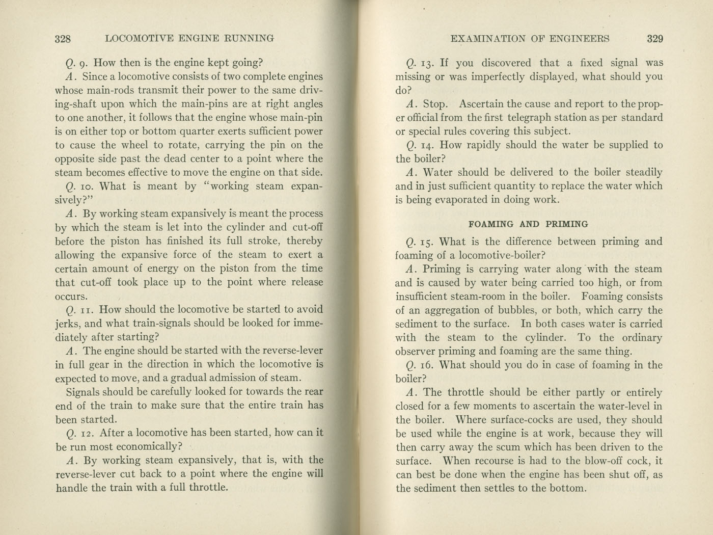 Locomotive Engine Running