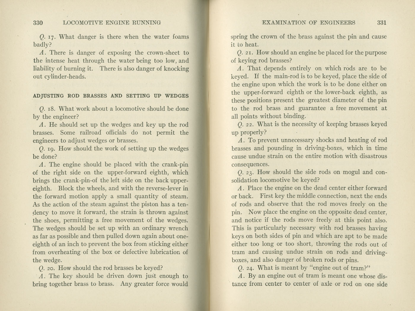 Locomotive Engine Running