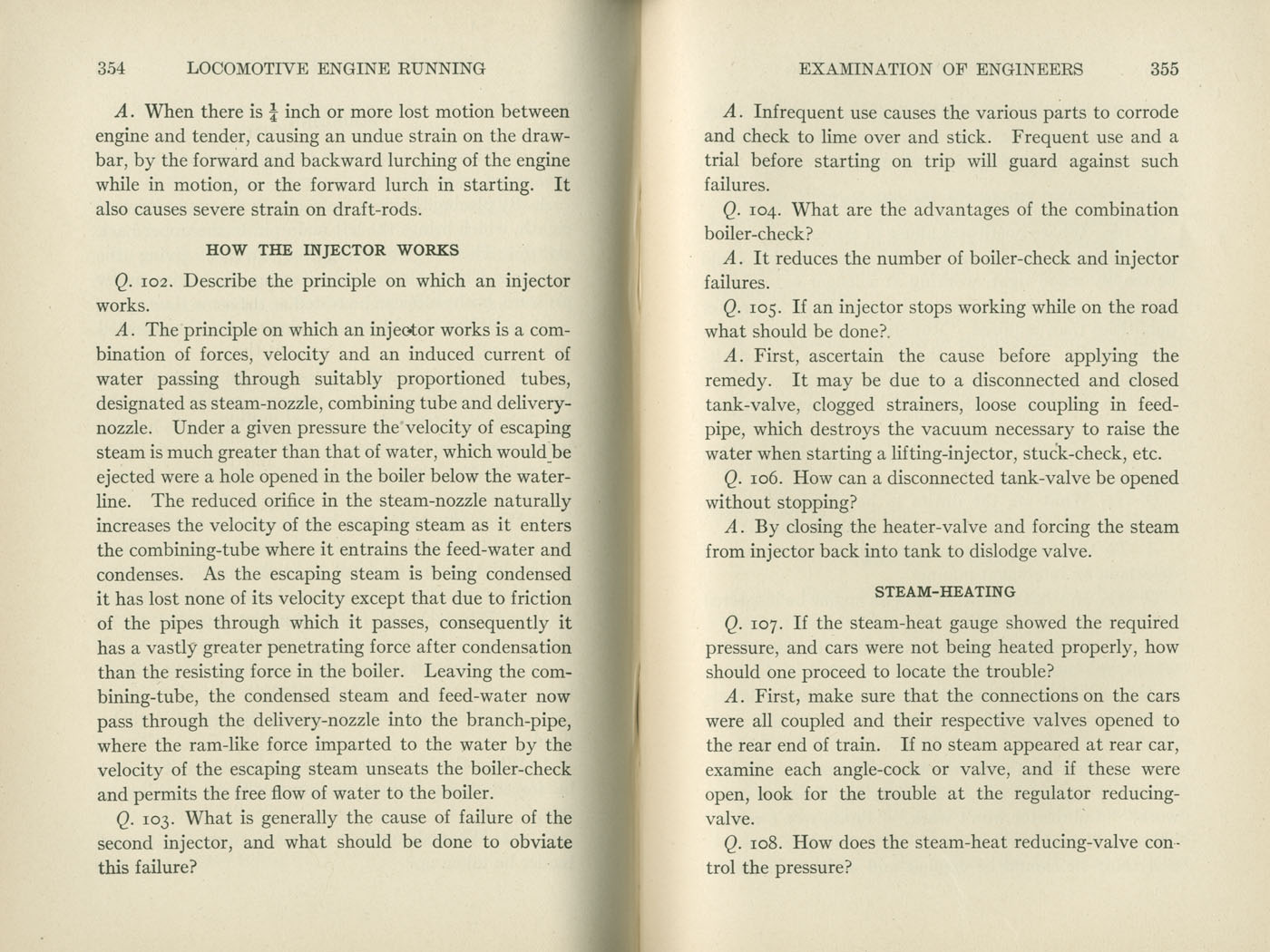 Locomotive Engine Running