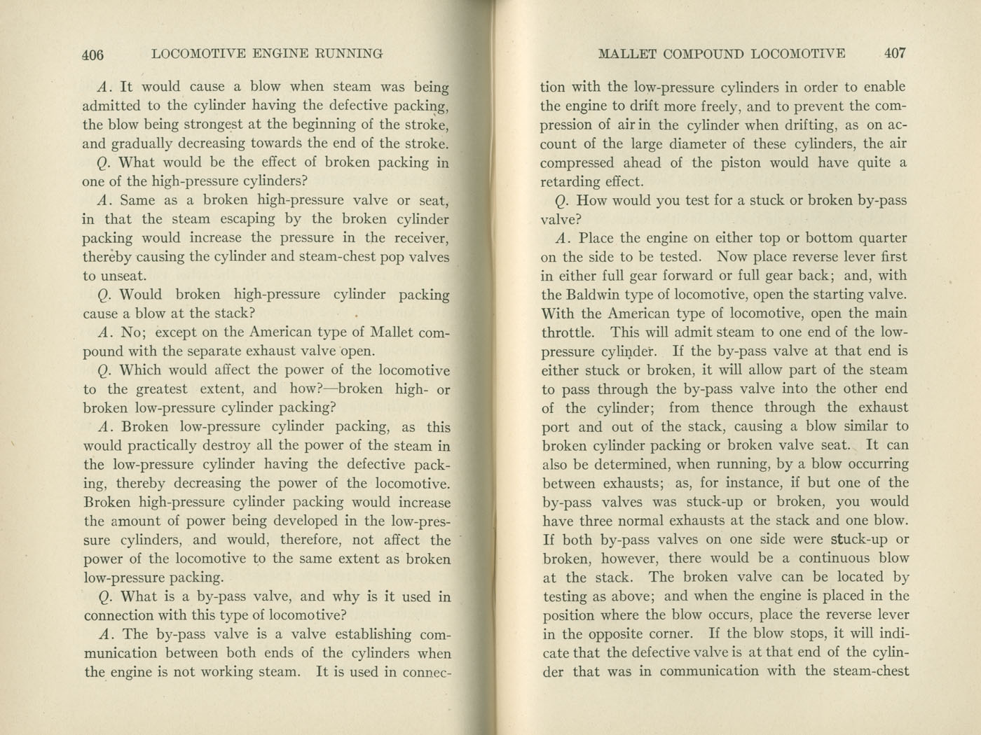 Locomotive Engine Running