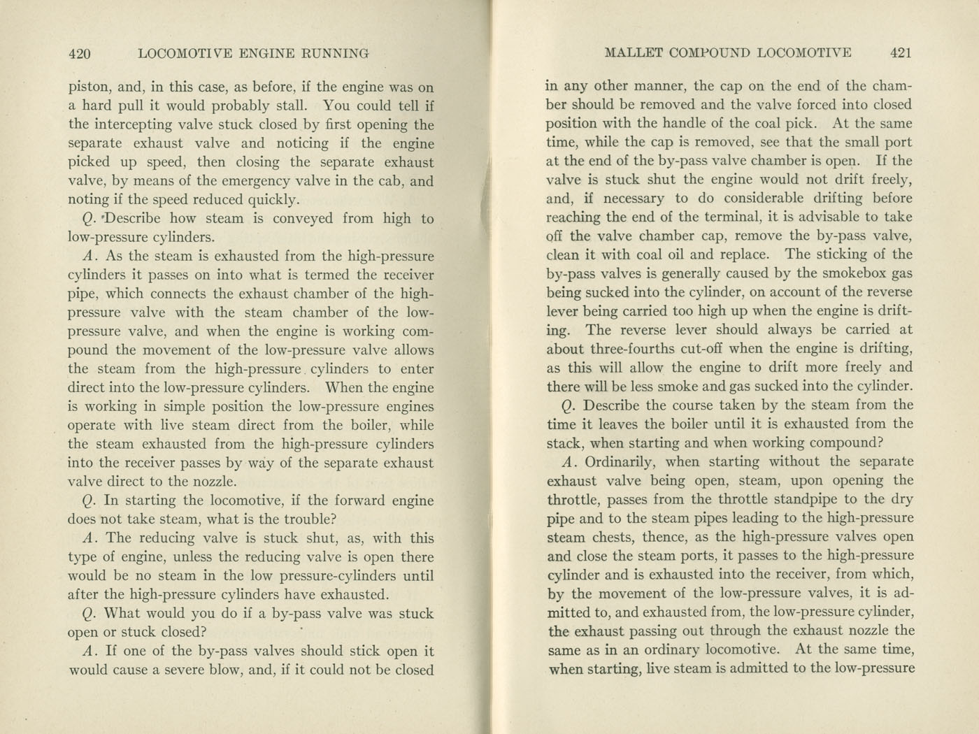 Locomotive Engine Running