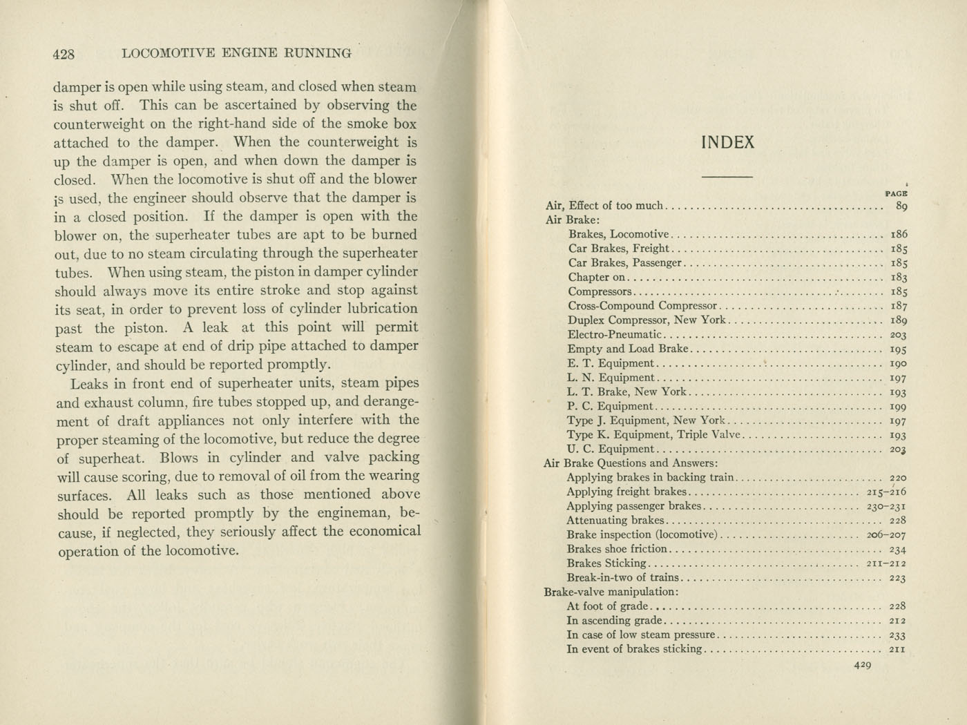 Locomotive Engine Running