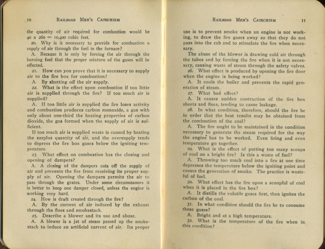 Railroad Men's Catechism