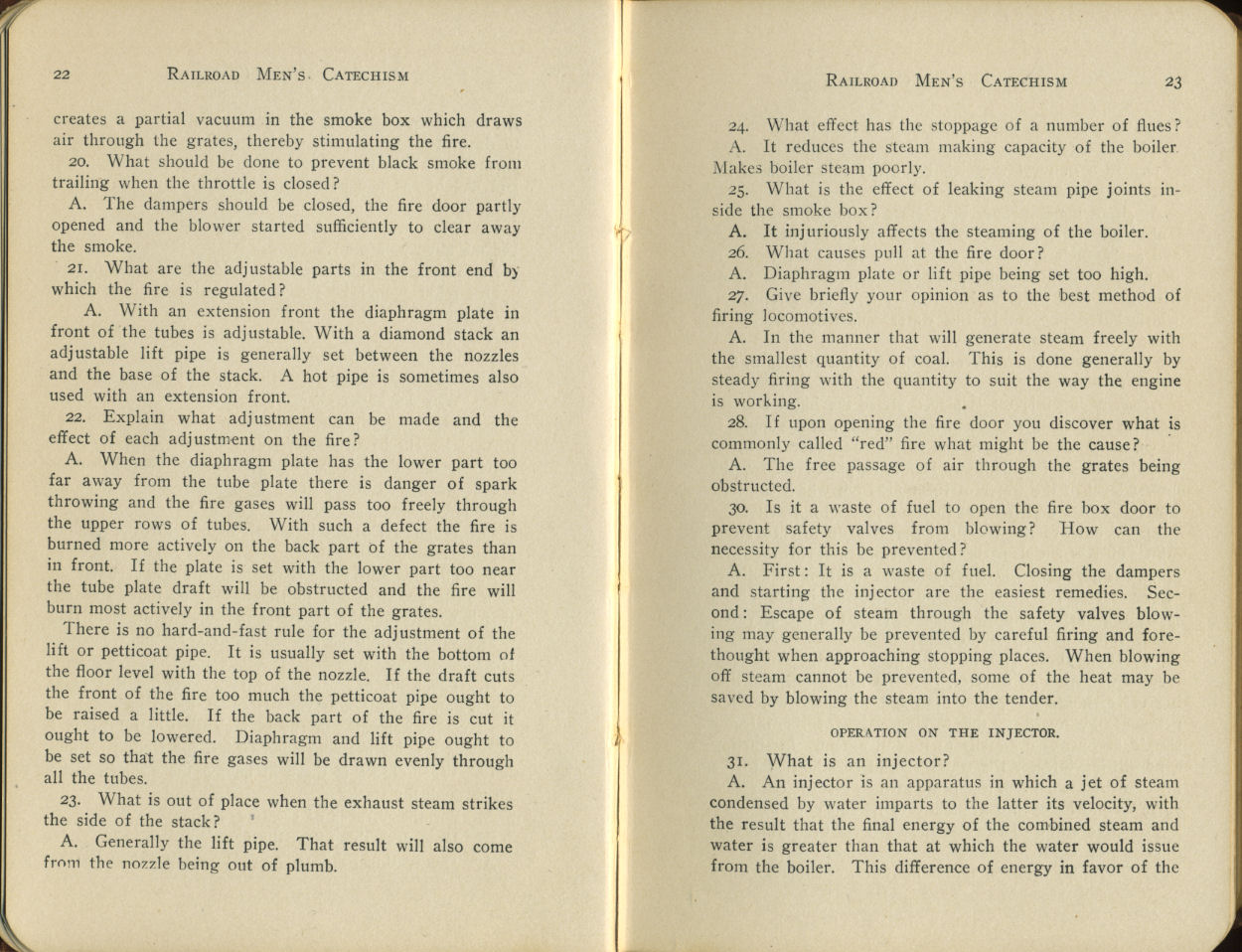 Railroad Men's Catechism
