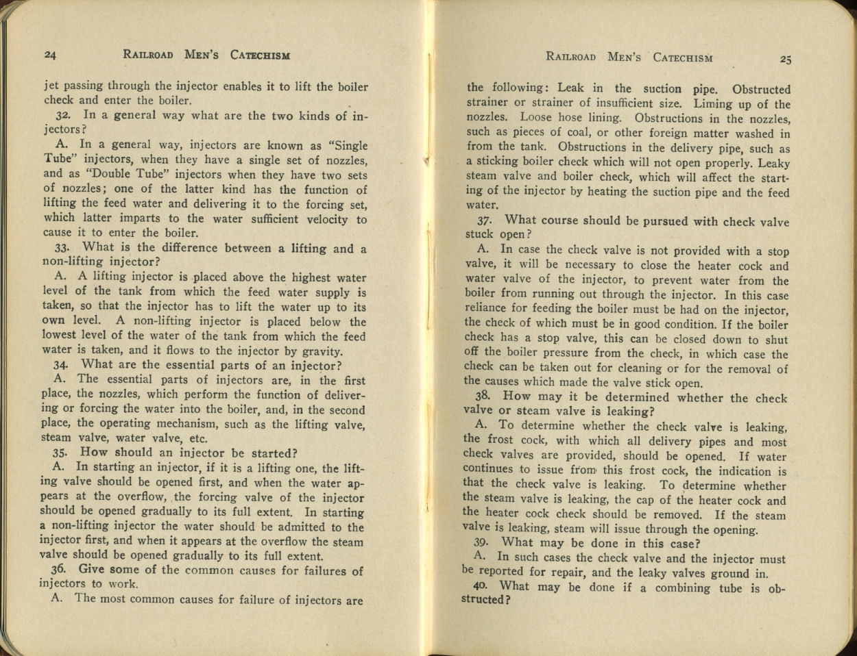 Railroad Men's Catechism