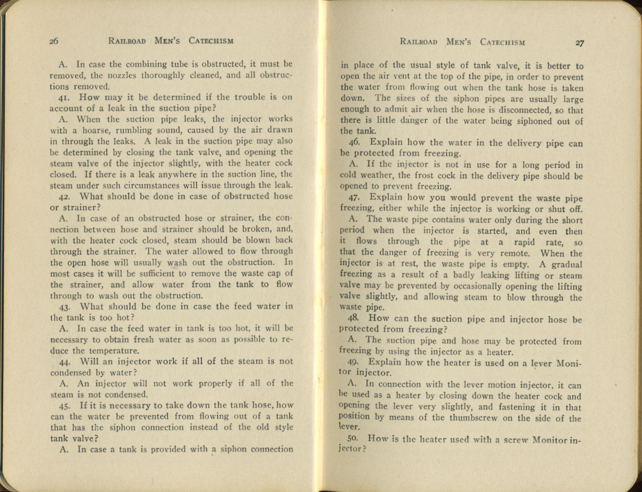 Railroad Men's Catechism