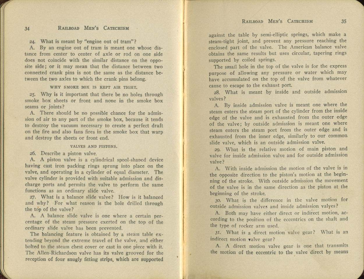 Railroad Men's Catechism