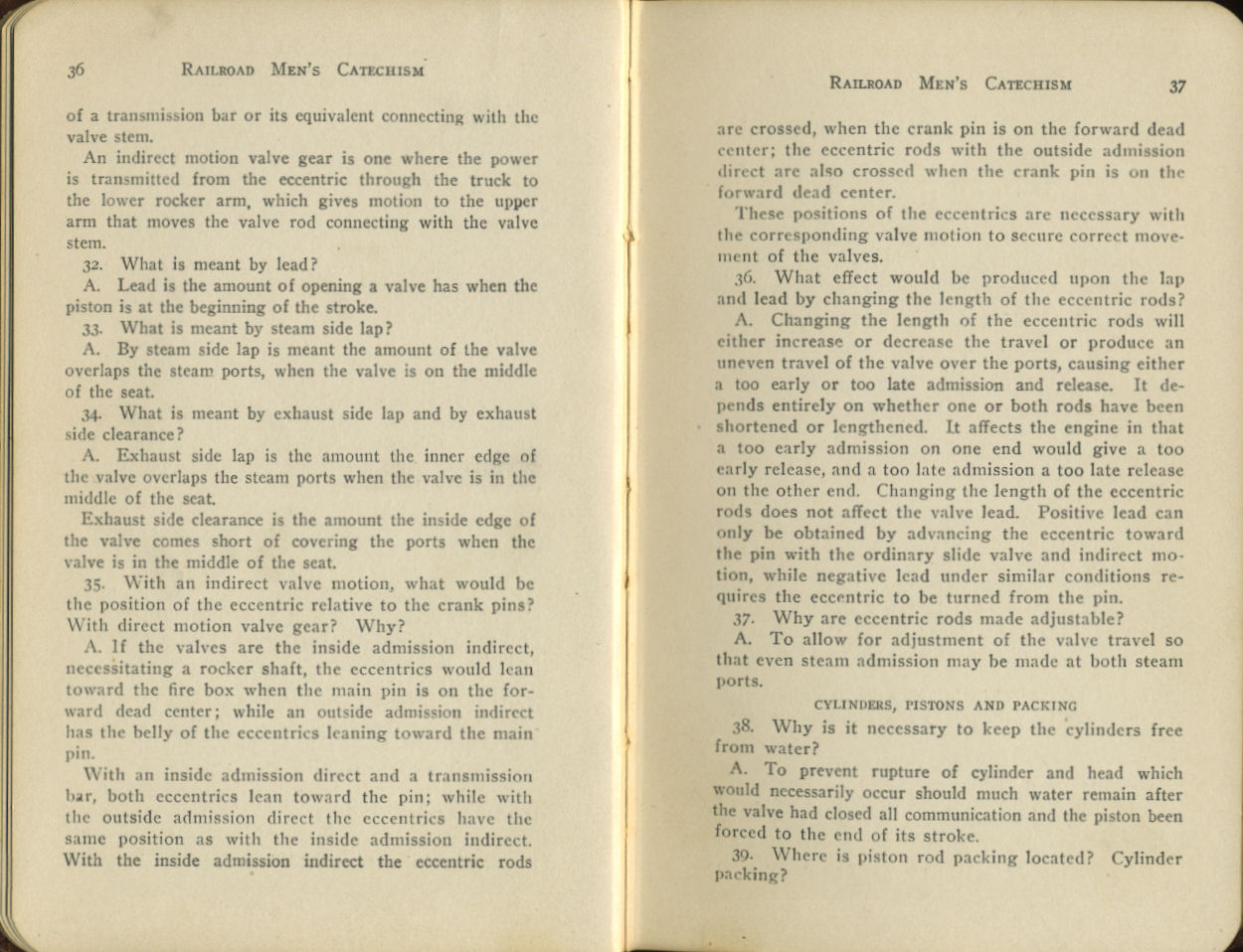 Railroad Men's Catechism