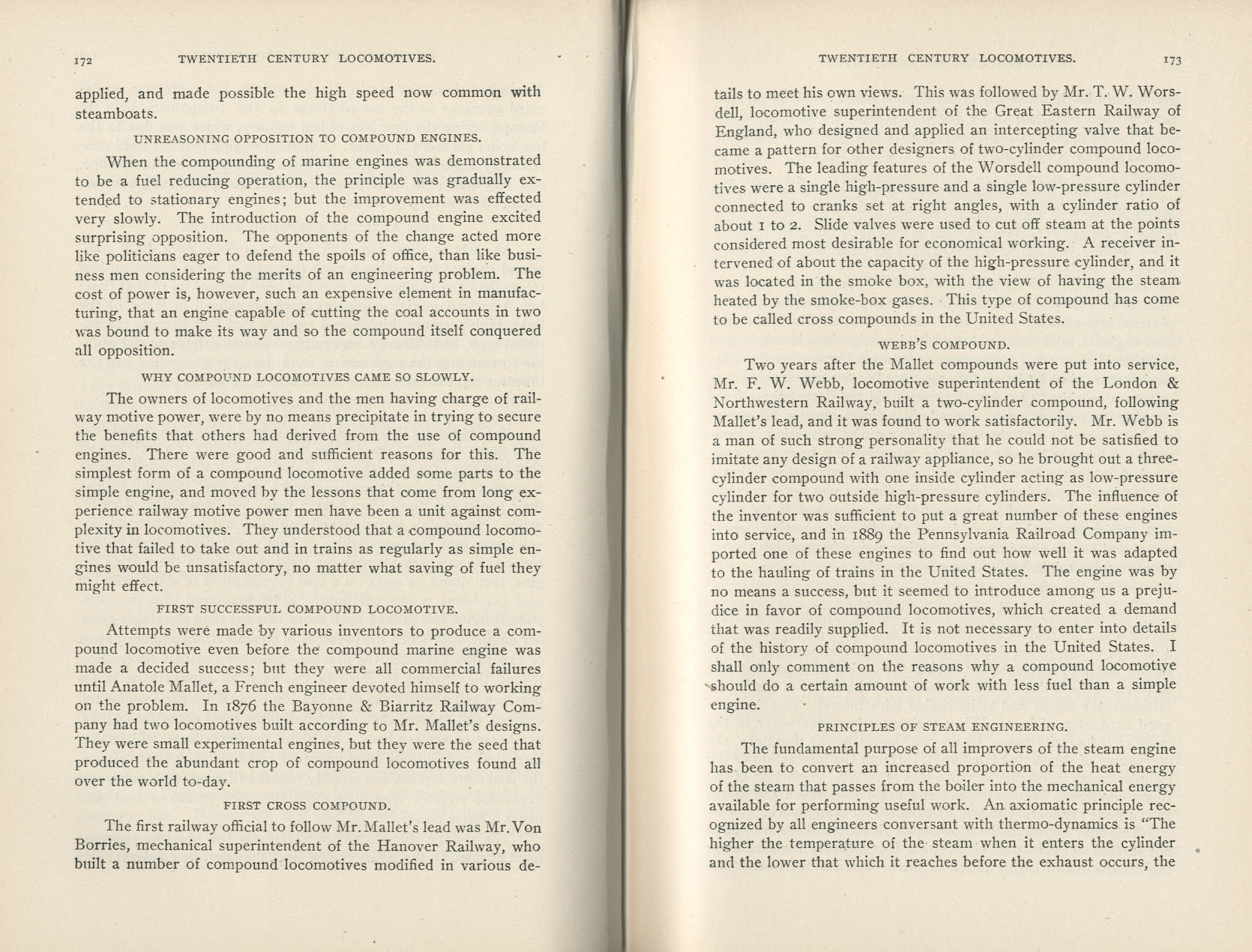 Twentieth Century Locomotives