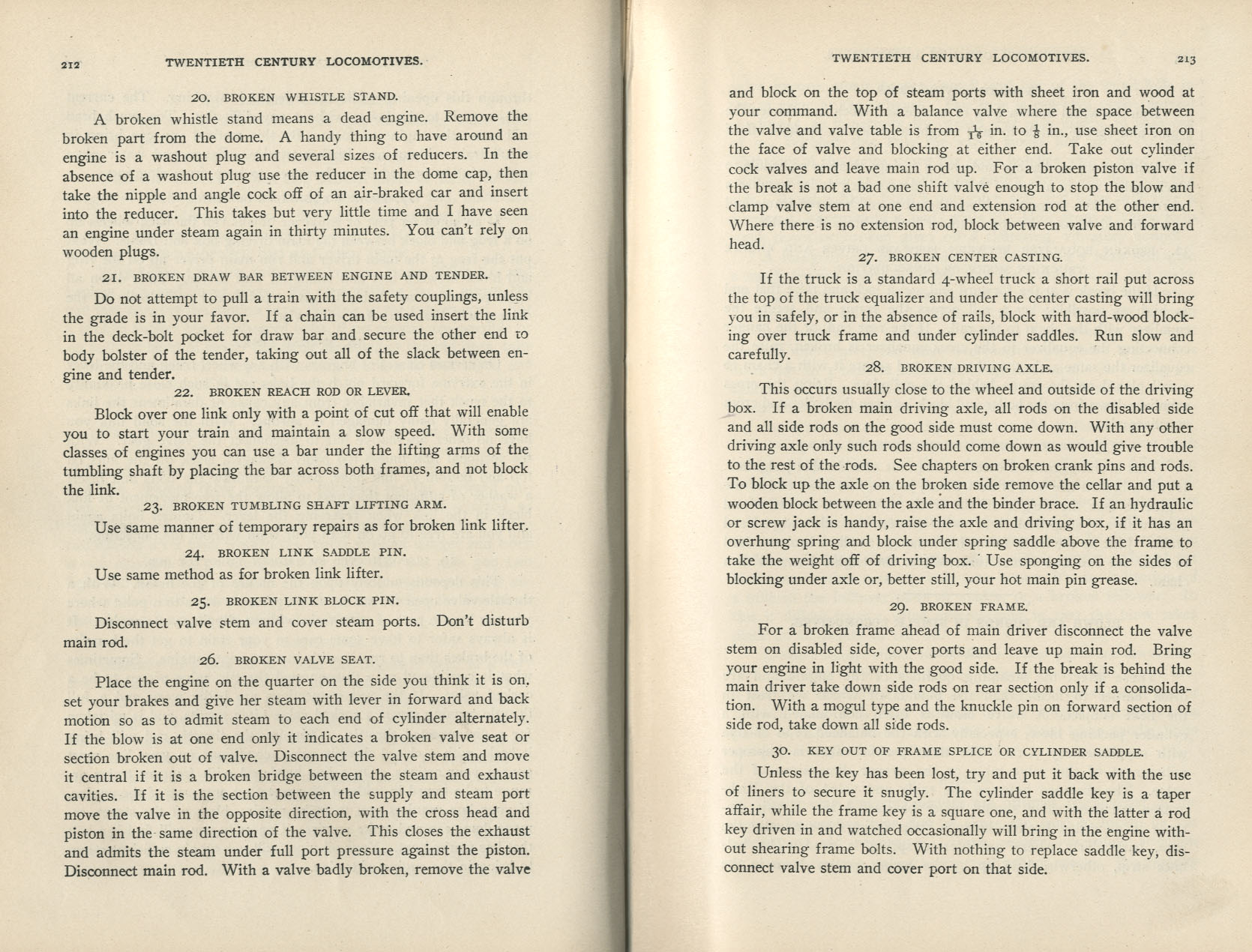 Twentieth Century Locomotives