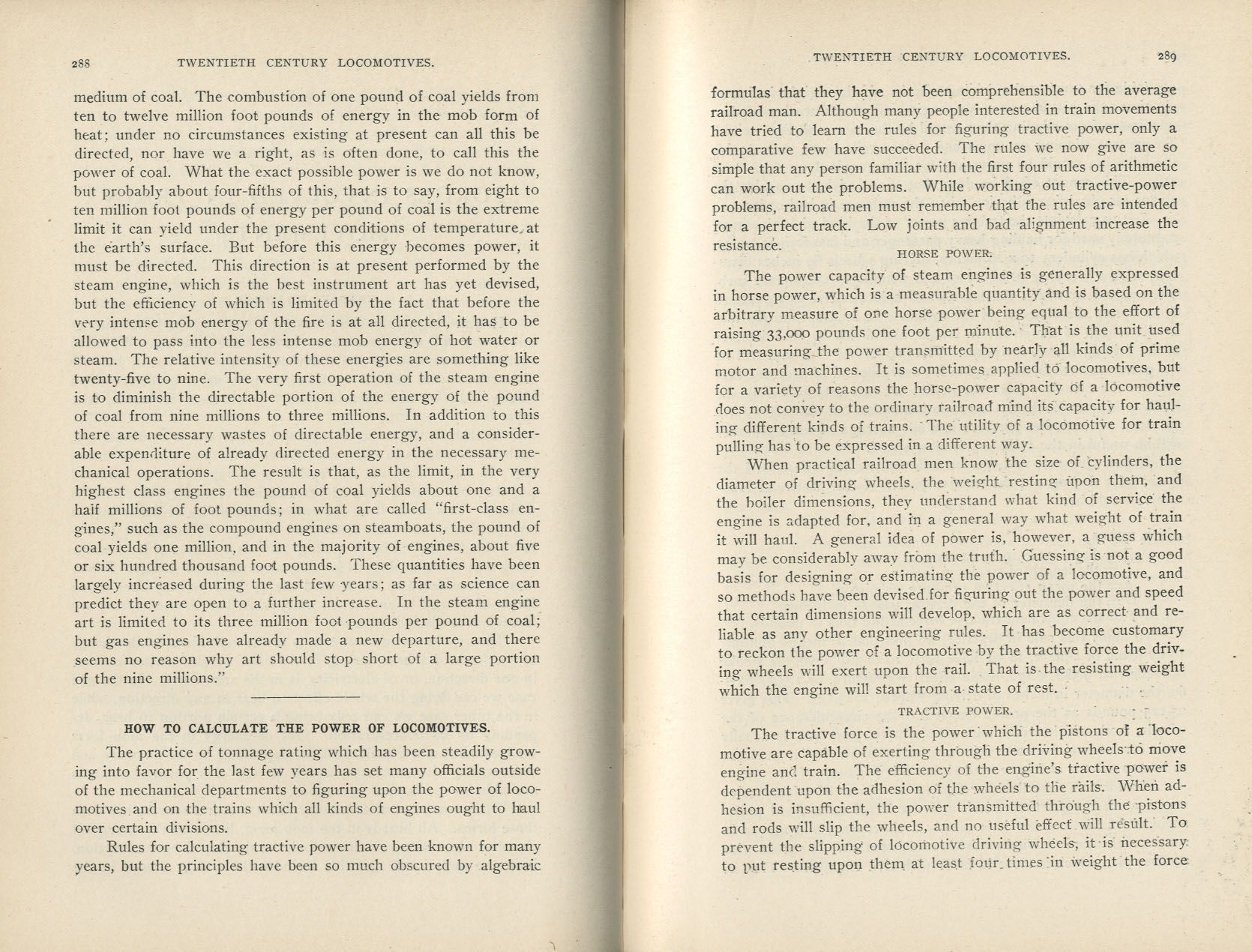 Twentieth Century Locomotives