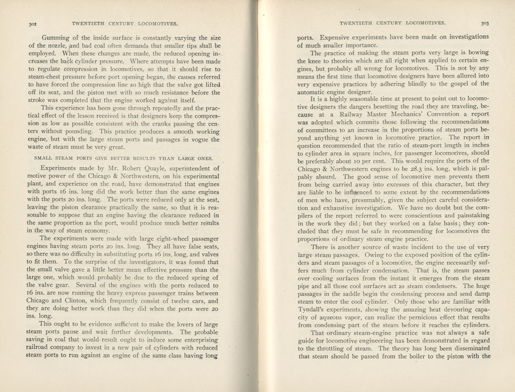 Twentieth Century Locomotives