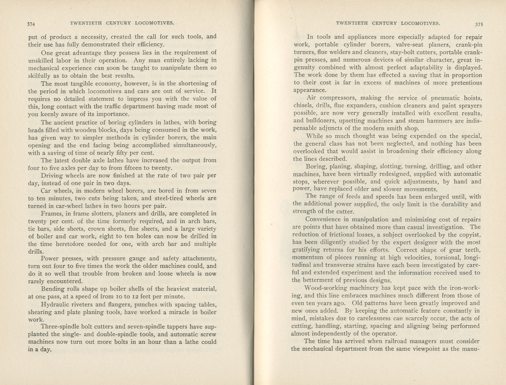 Twentieth Century Locomotives