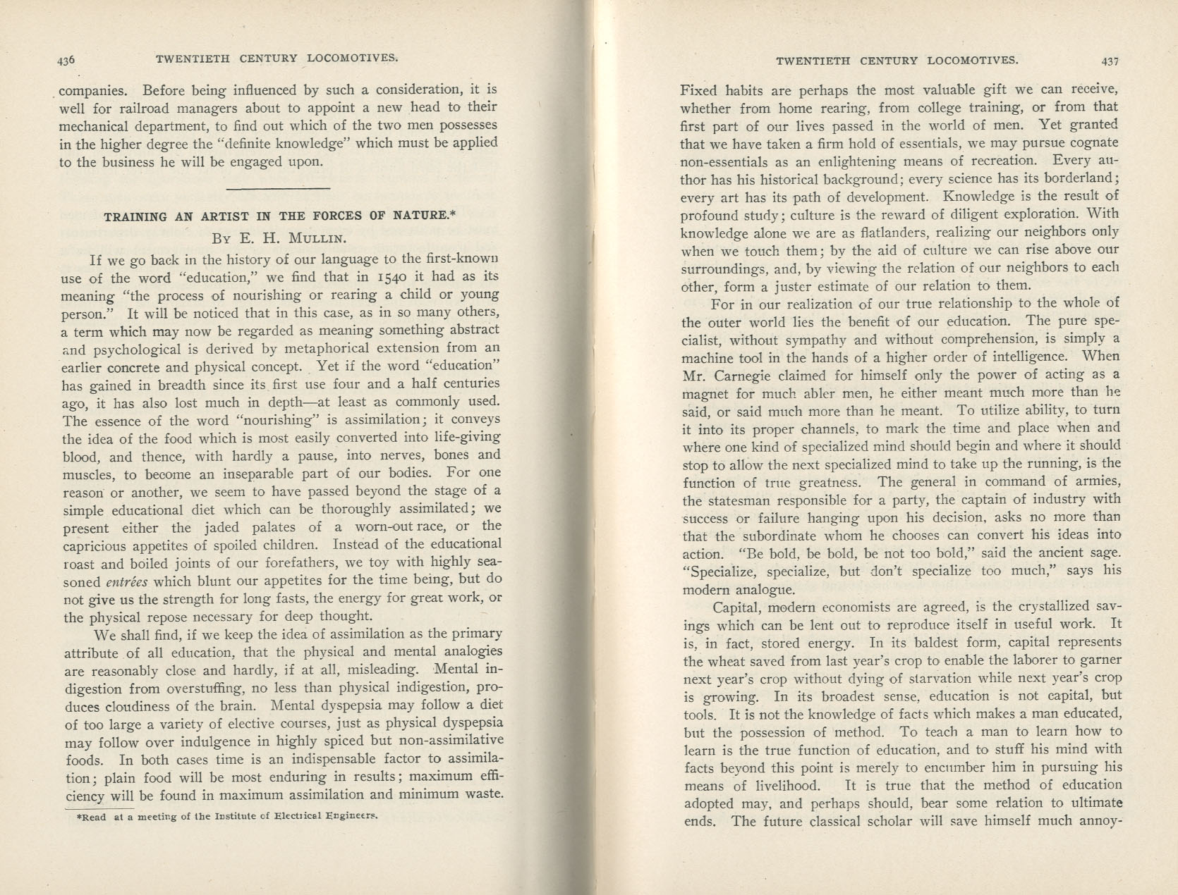 Twentieth Century Locomotives