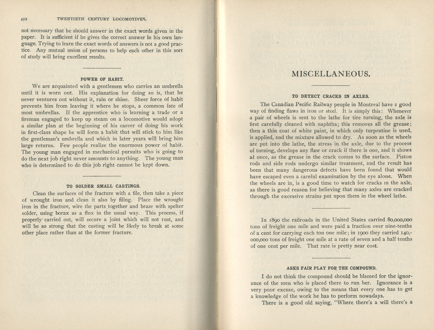 Twentieth Century Locomotives