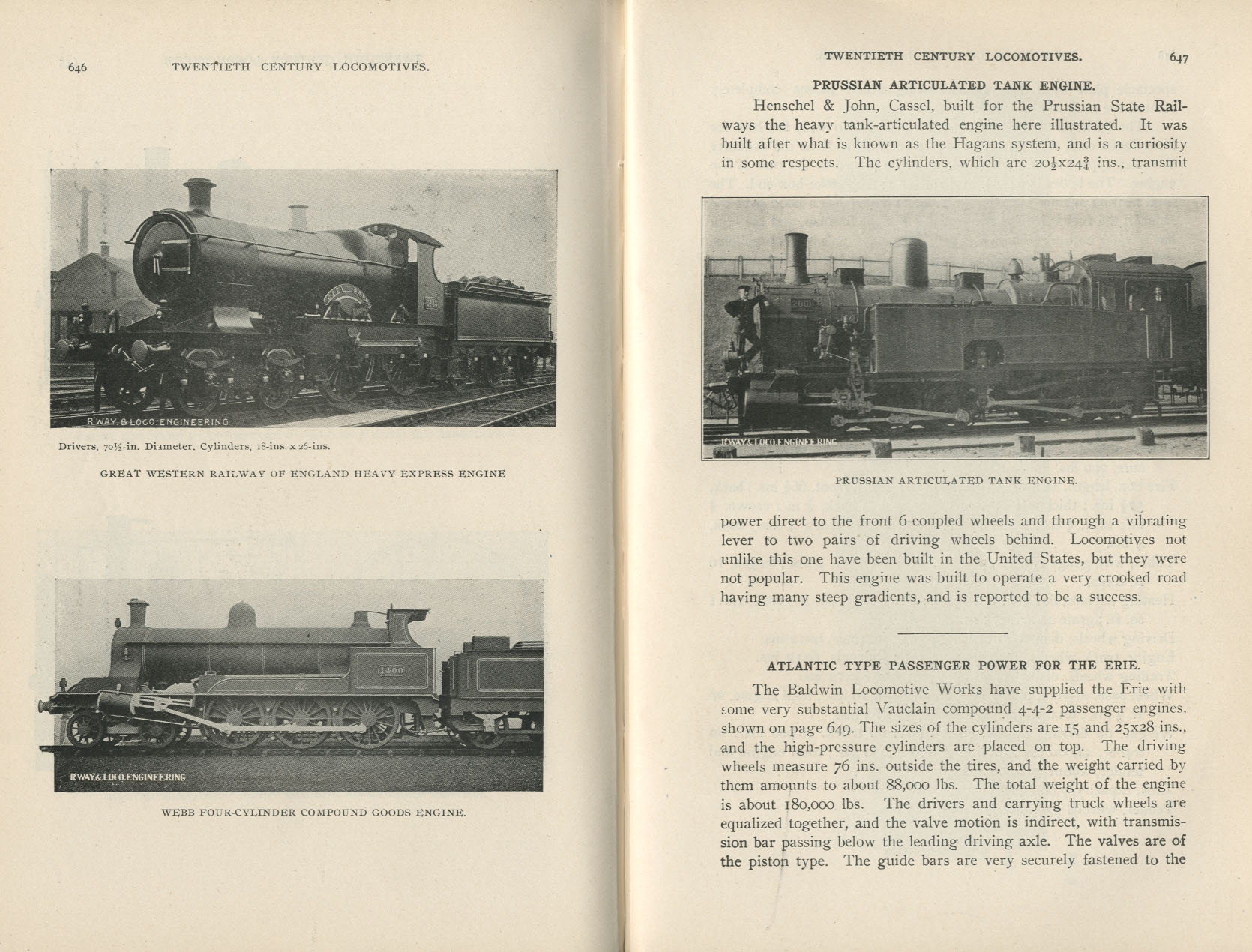 Twentieth Century Locomotives