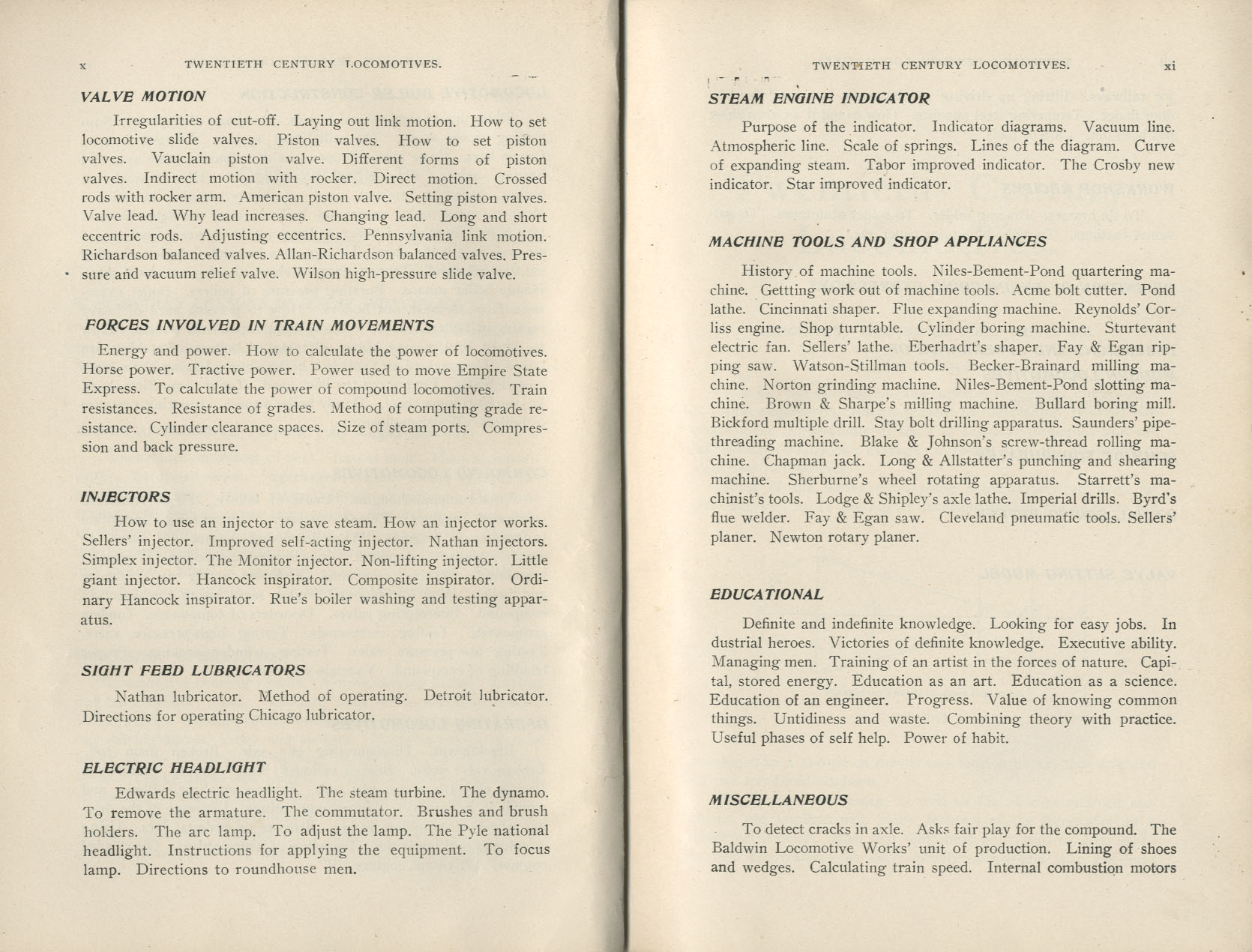 Twentieth Century Locomotives