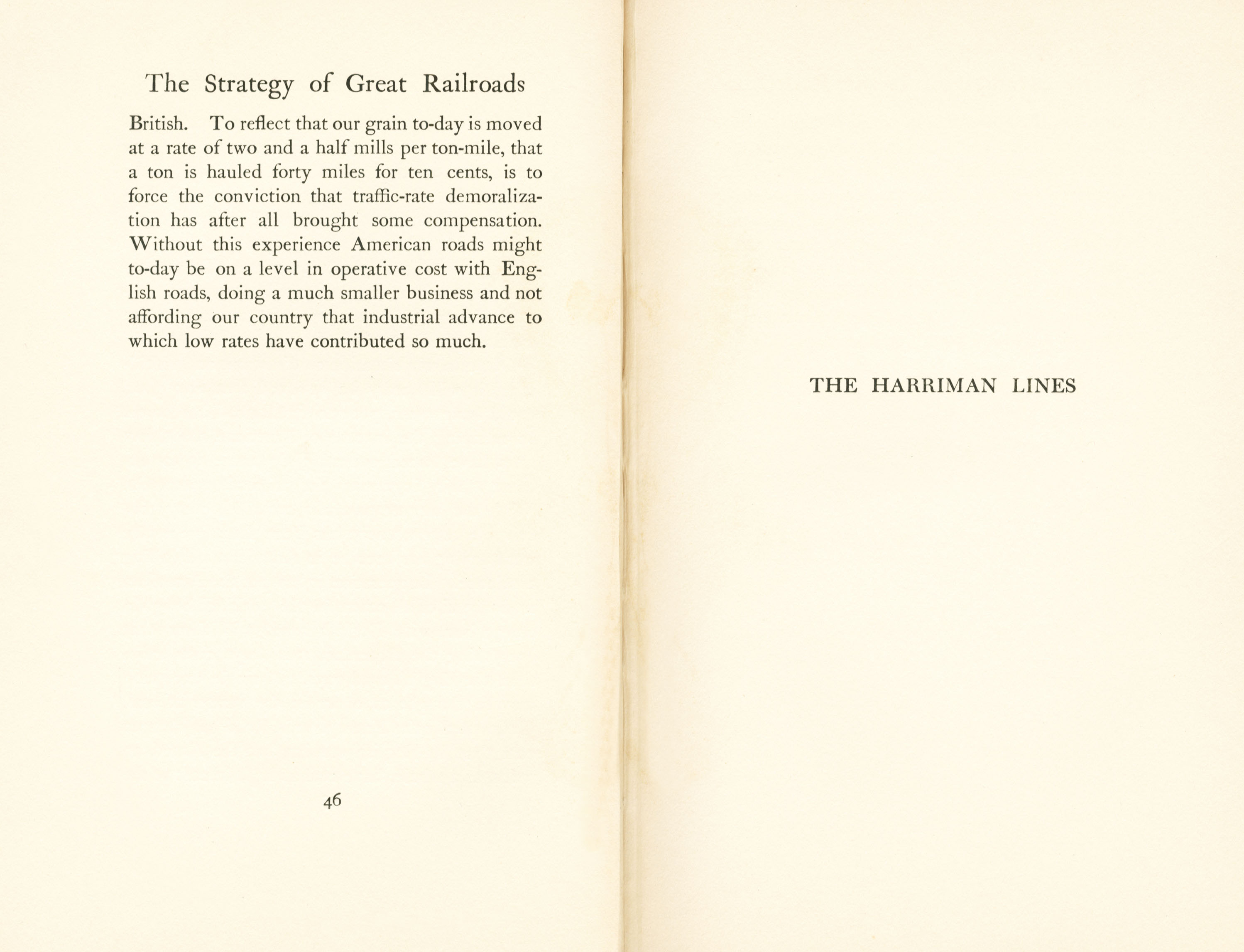 Strategy of Great Rail Roads