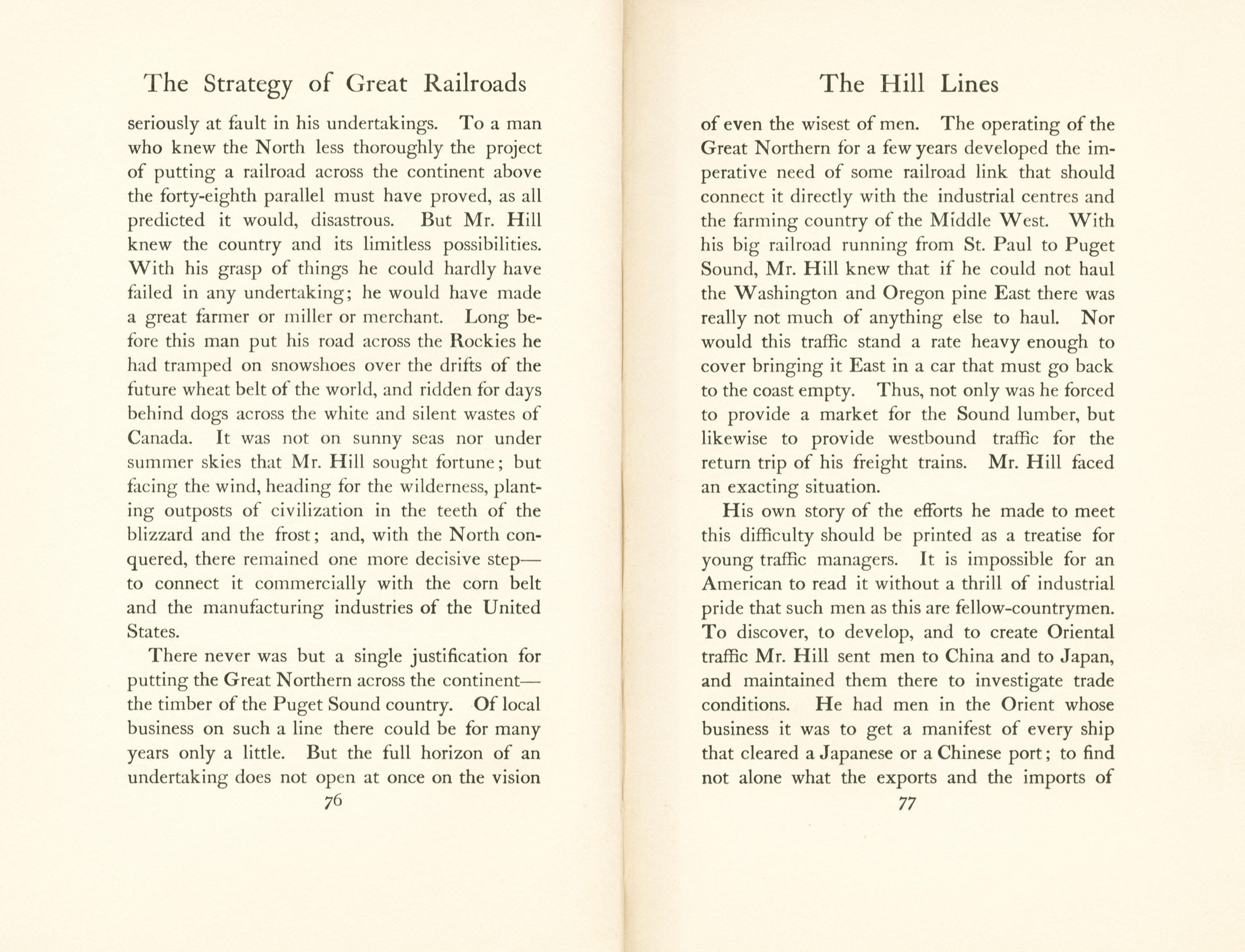 Strategy of Great Rail Roads