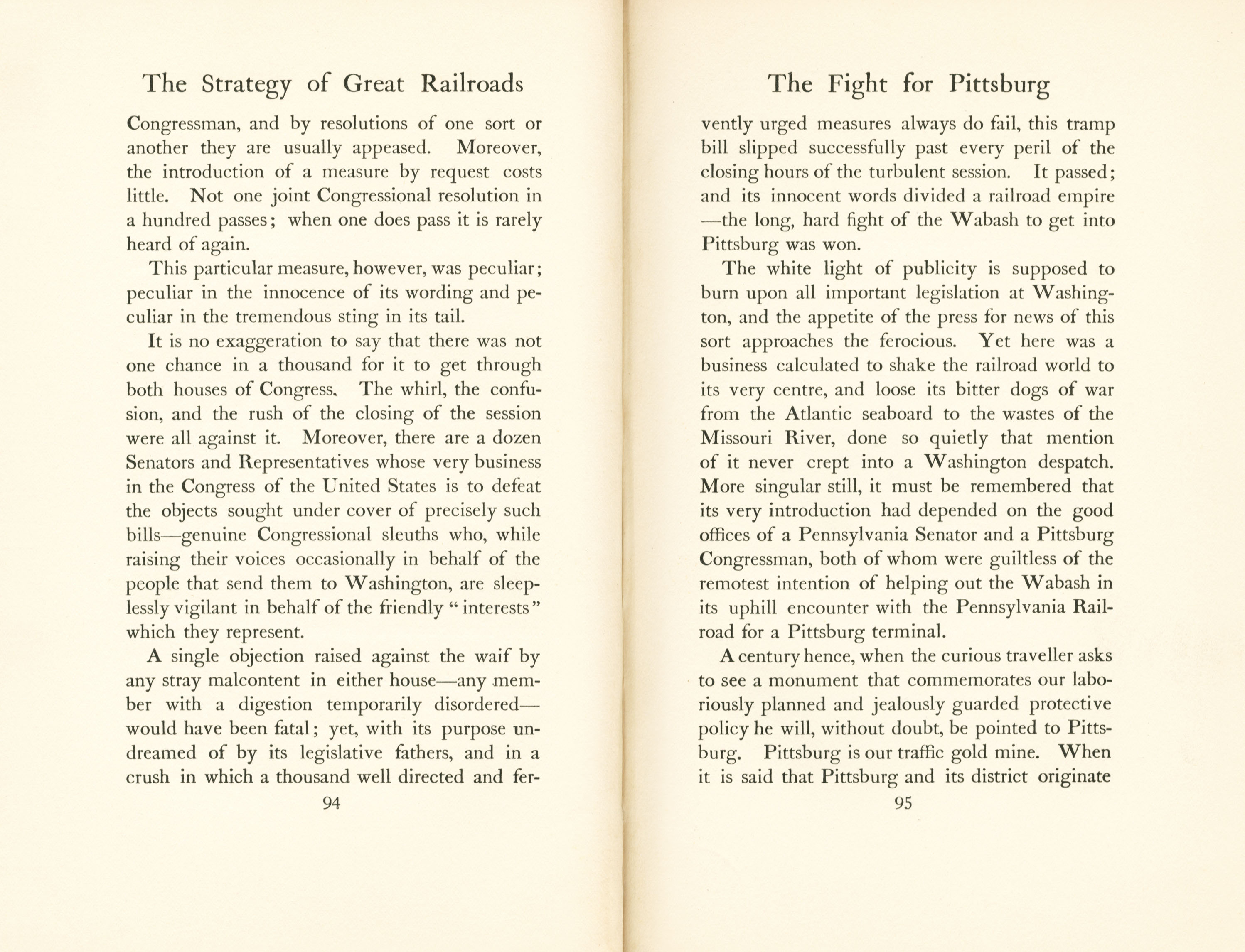 Strategy of Great Rail Roads