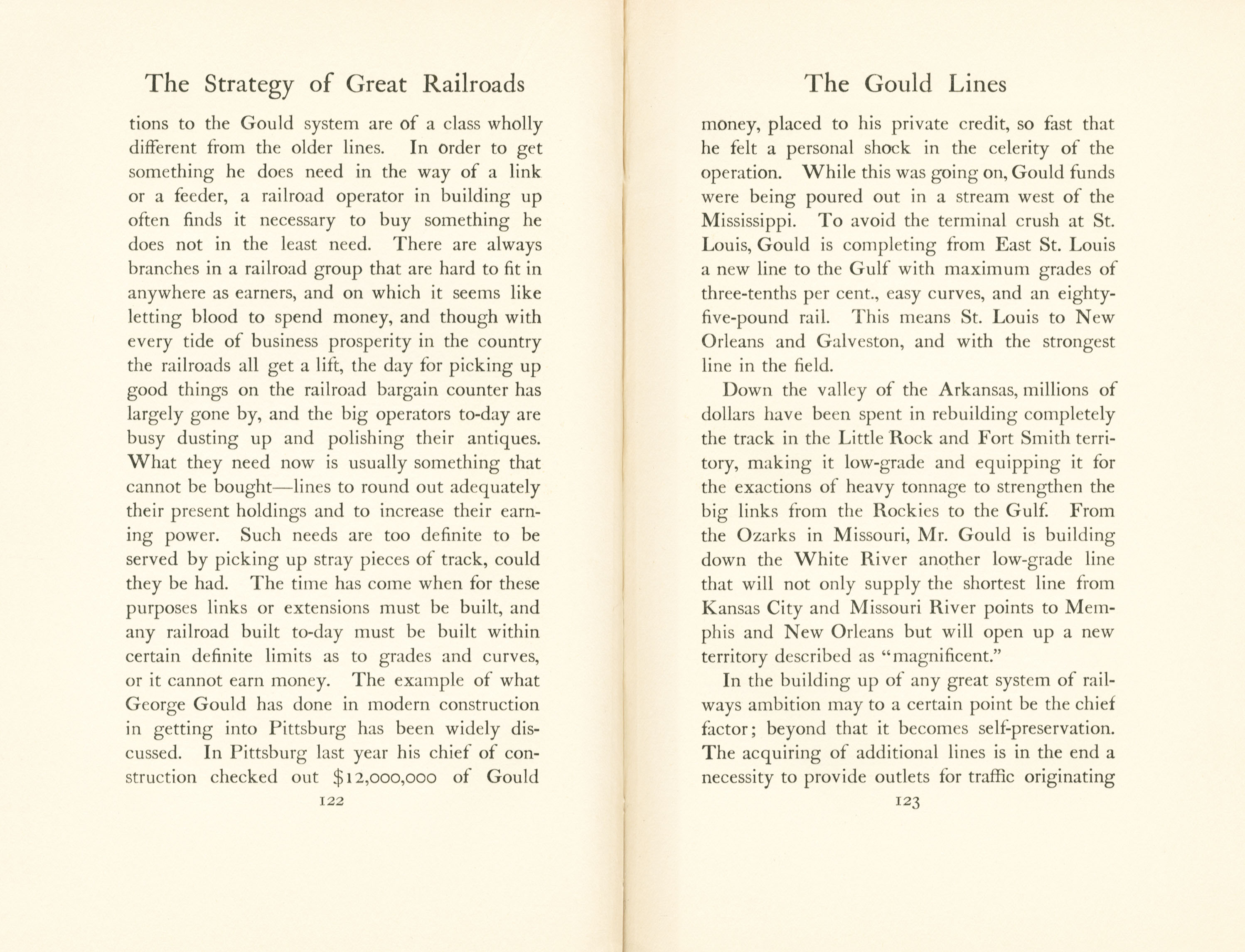 Strategy of Great Rail Roads