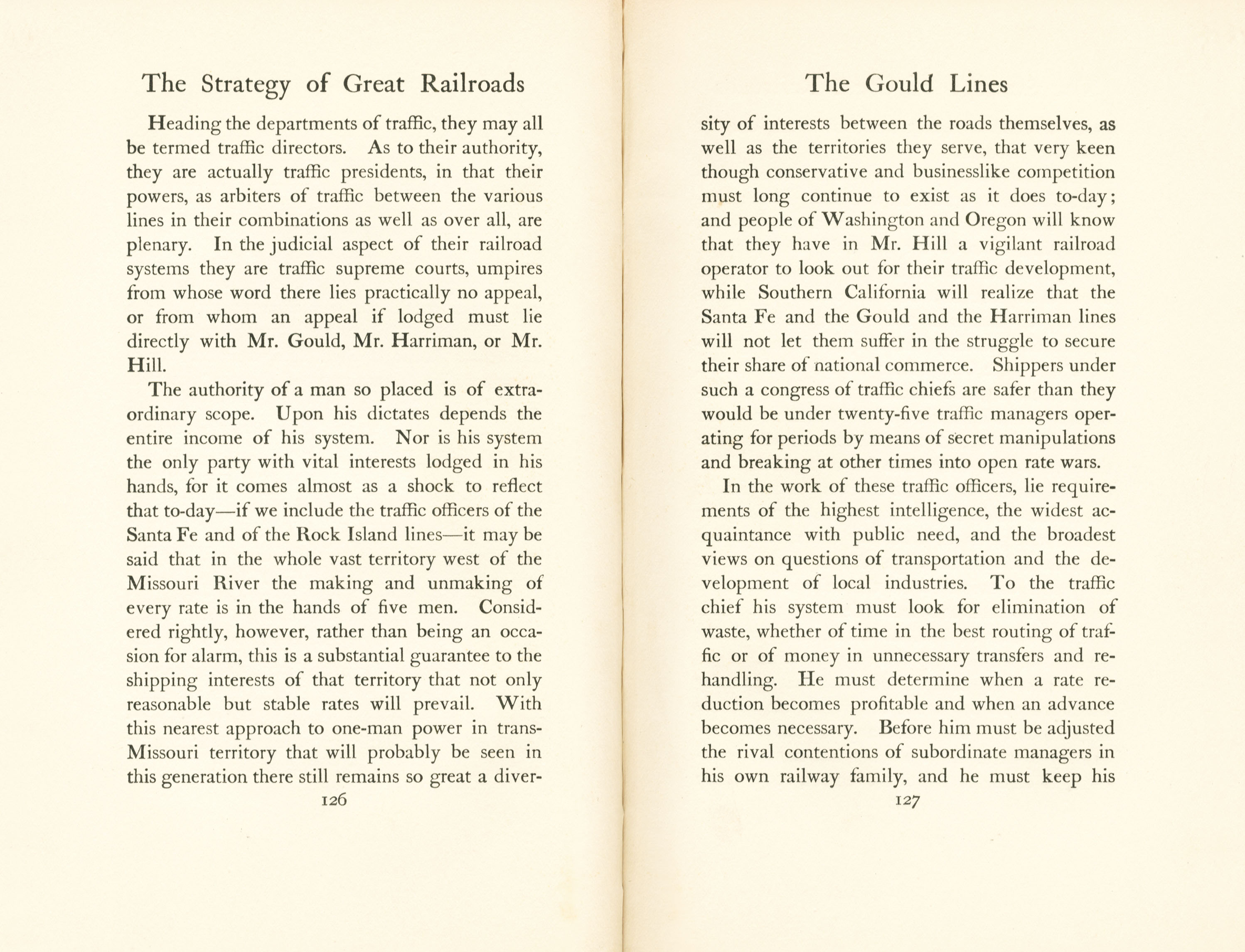 Strategy of Great Rail Roads
