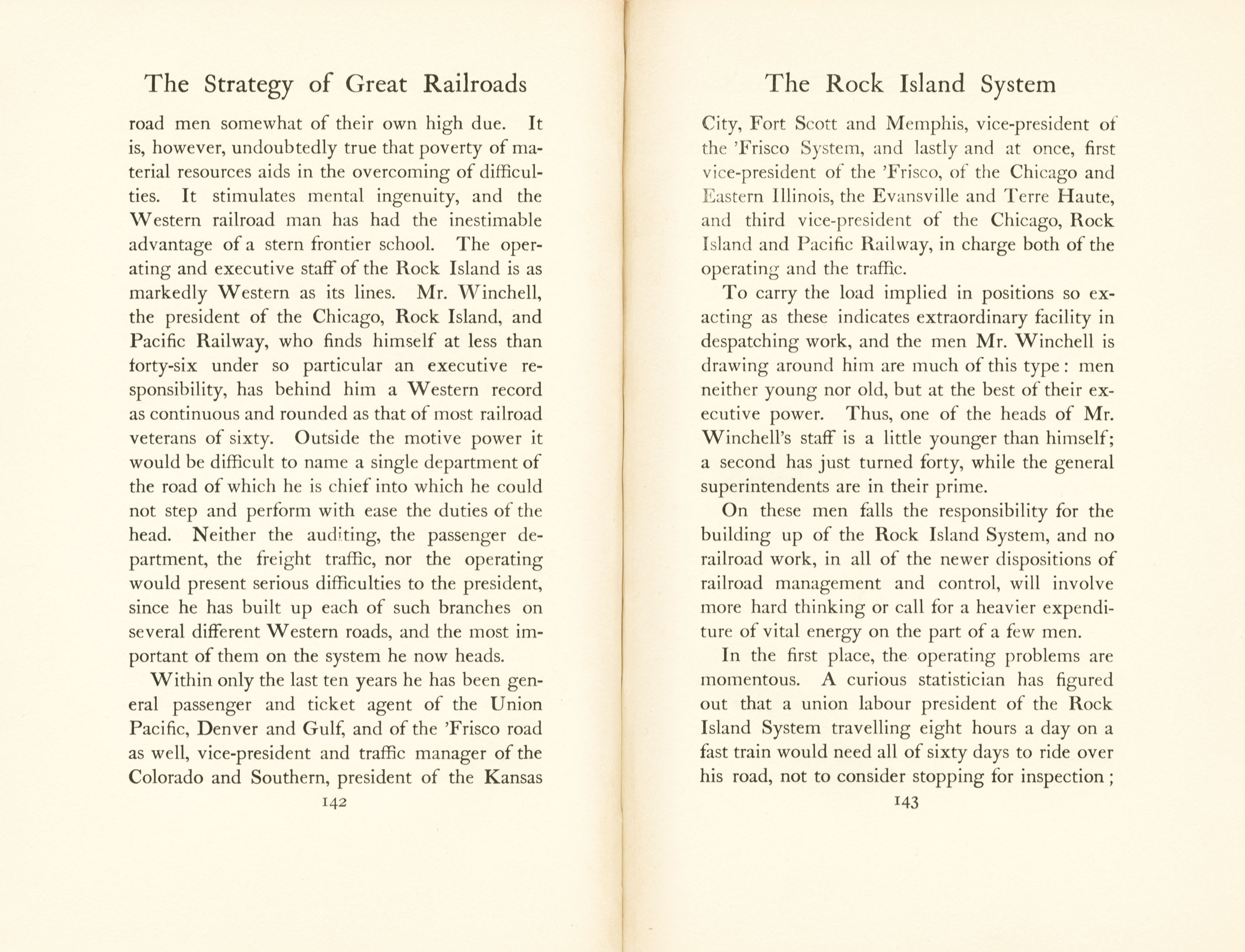 Strategy of Great Rail Roads