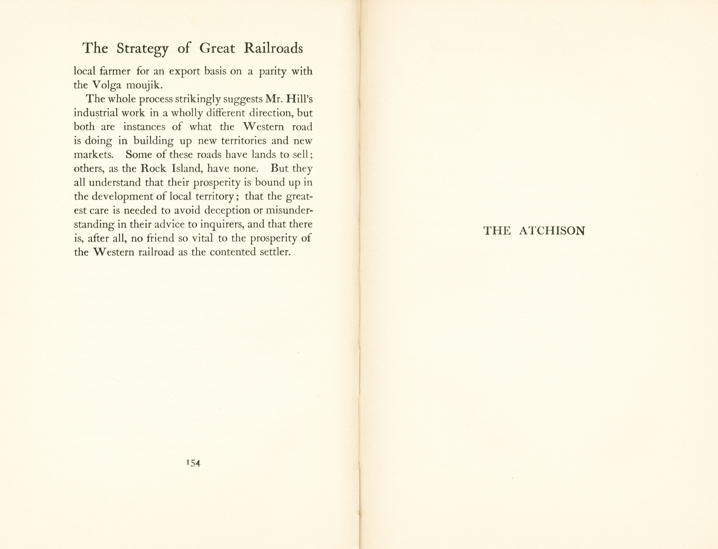 Strategy of Great Rail Roads