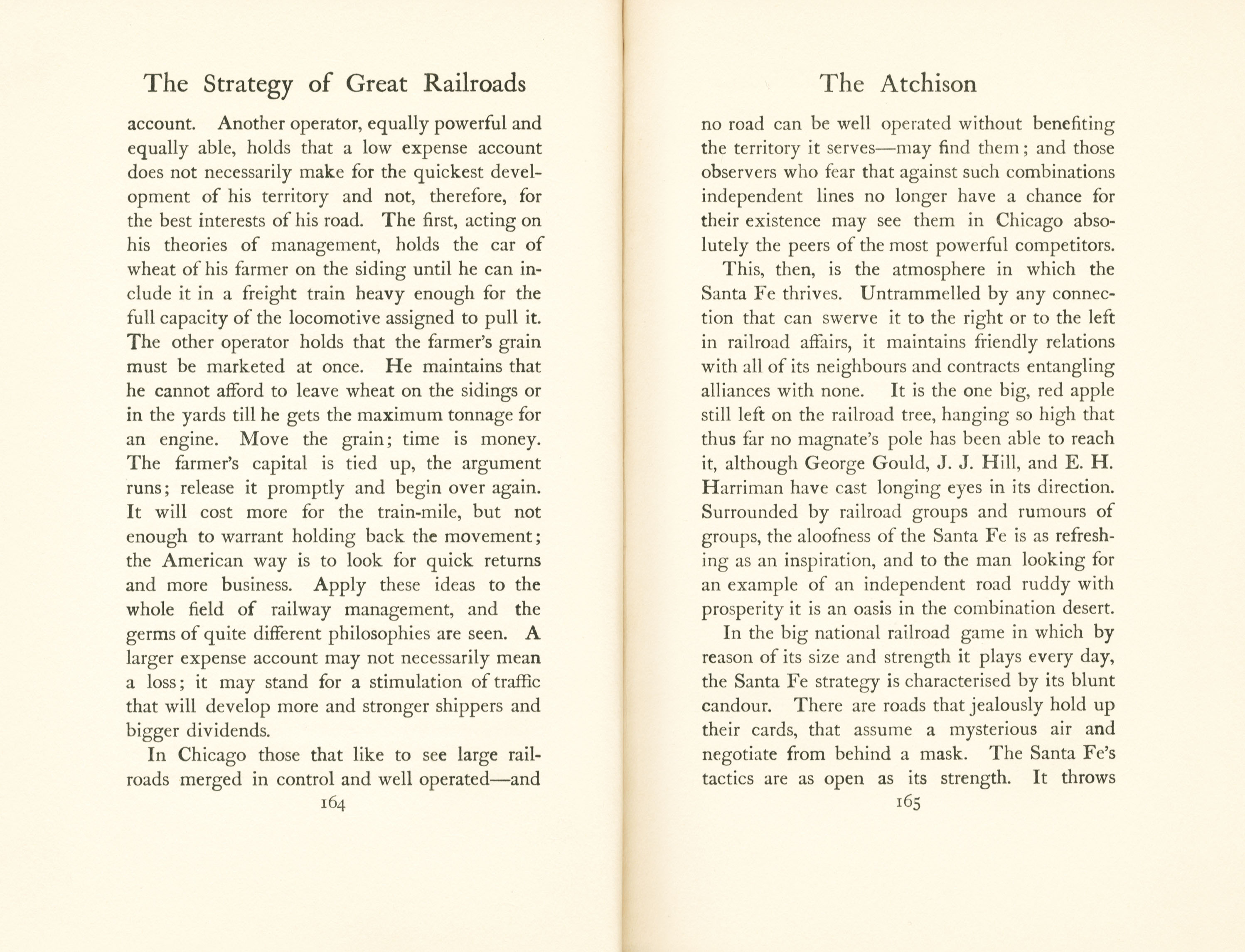 Strategy of Great Rail Roads