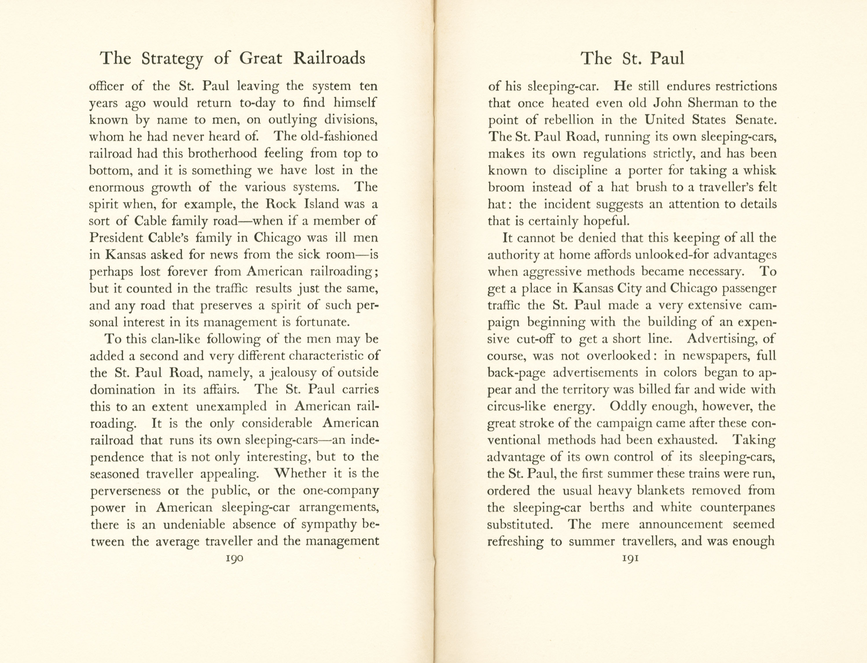 Strategy of Great Rail Roads