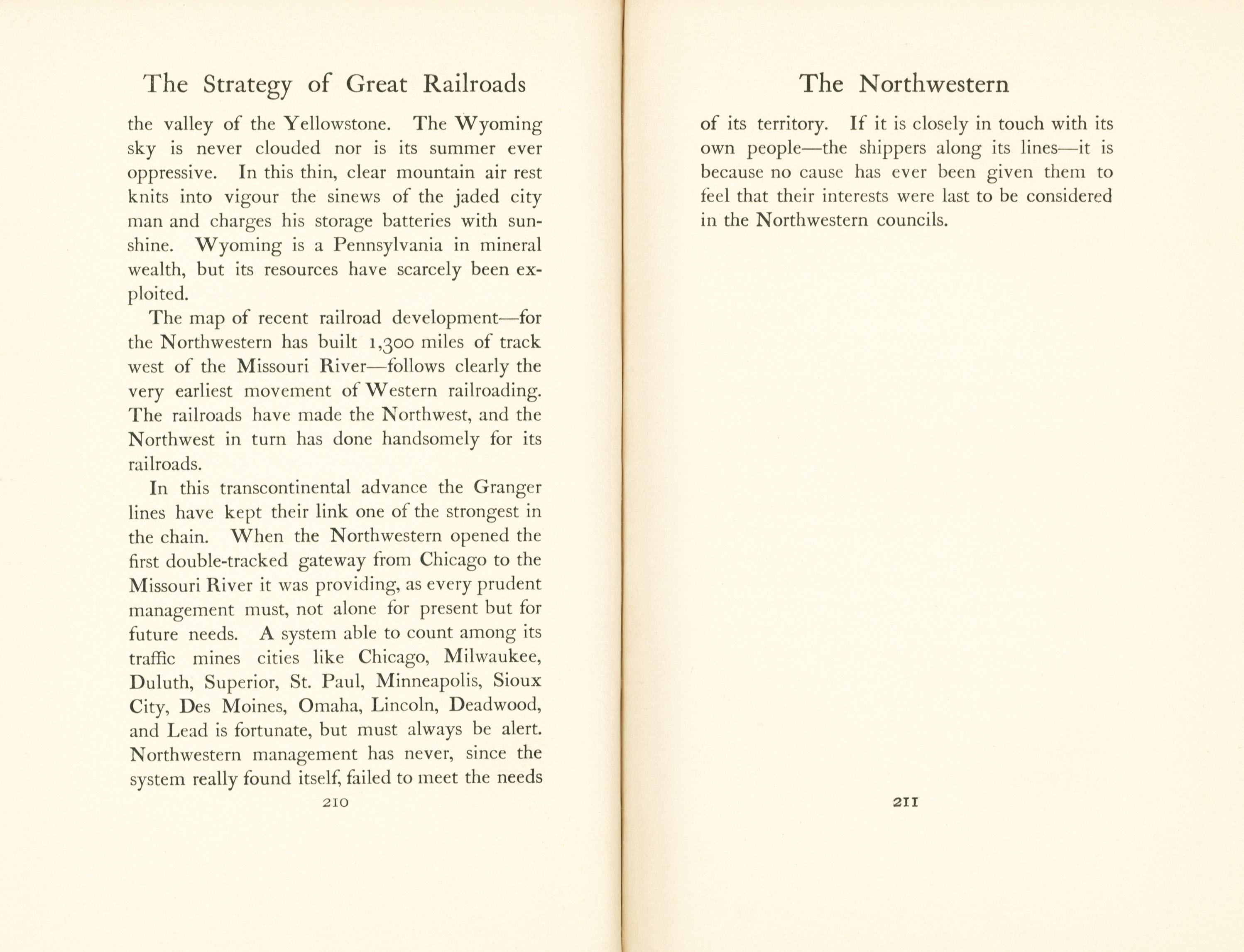 Strategy of Great Rail Roads
