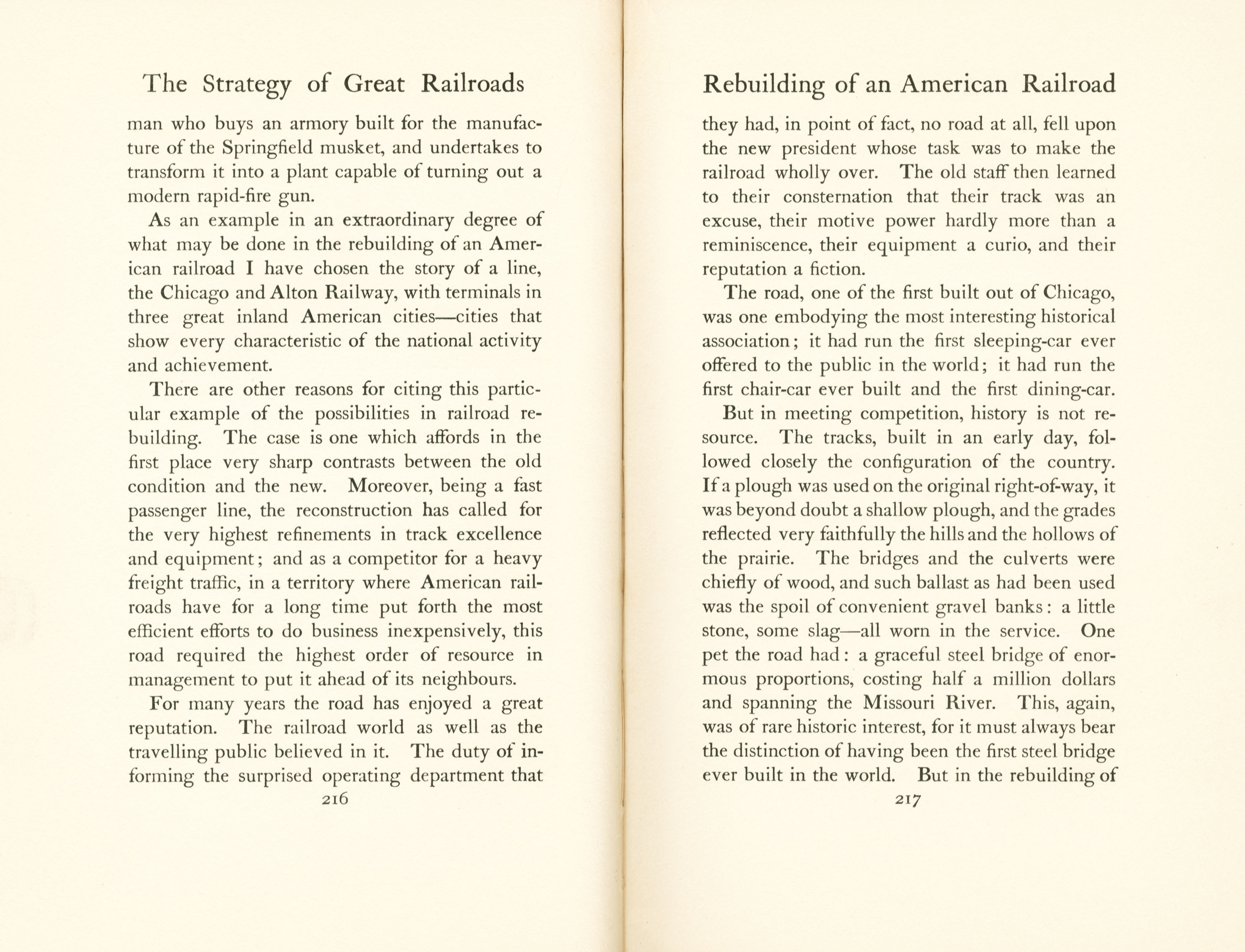 Strategy of Great Rail Roads