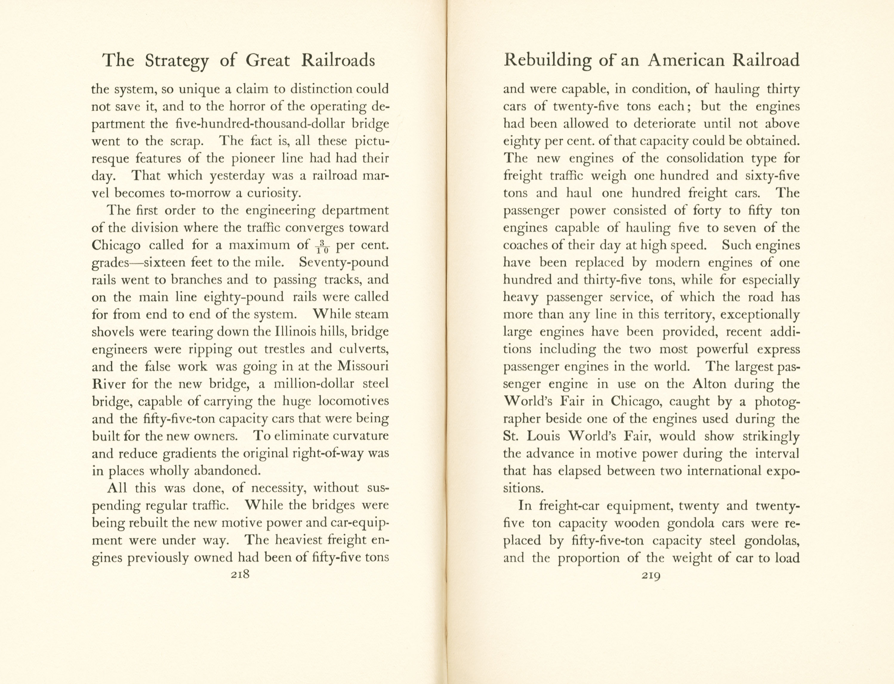 Strategy of Great Rail Roads